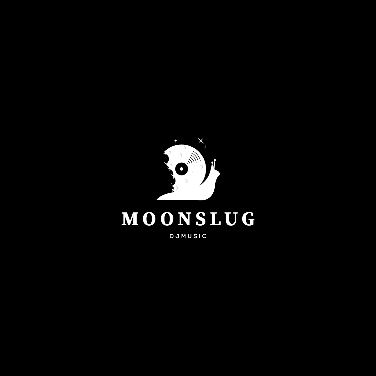 Moon Slug(Dj music) by Logoart Moon Slug(Dj music) in Logo & Brand Identity Inspiration by Logoart