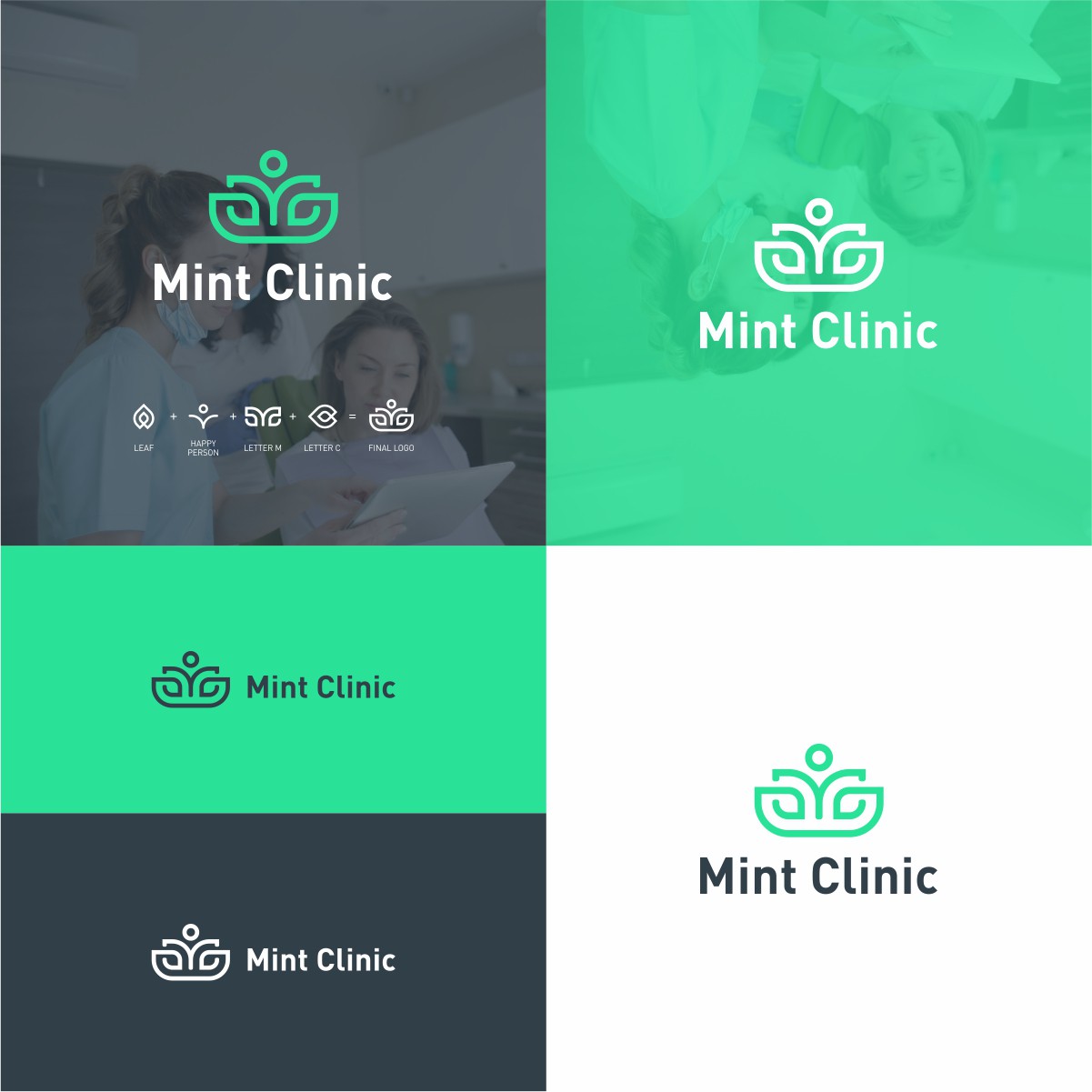 Mint Clinic logo by Fimbird Mint Clinic logo in Logo Design Inspiration by Fimbird