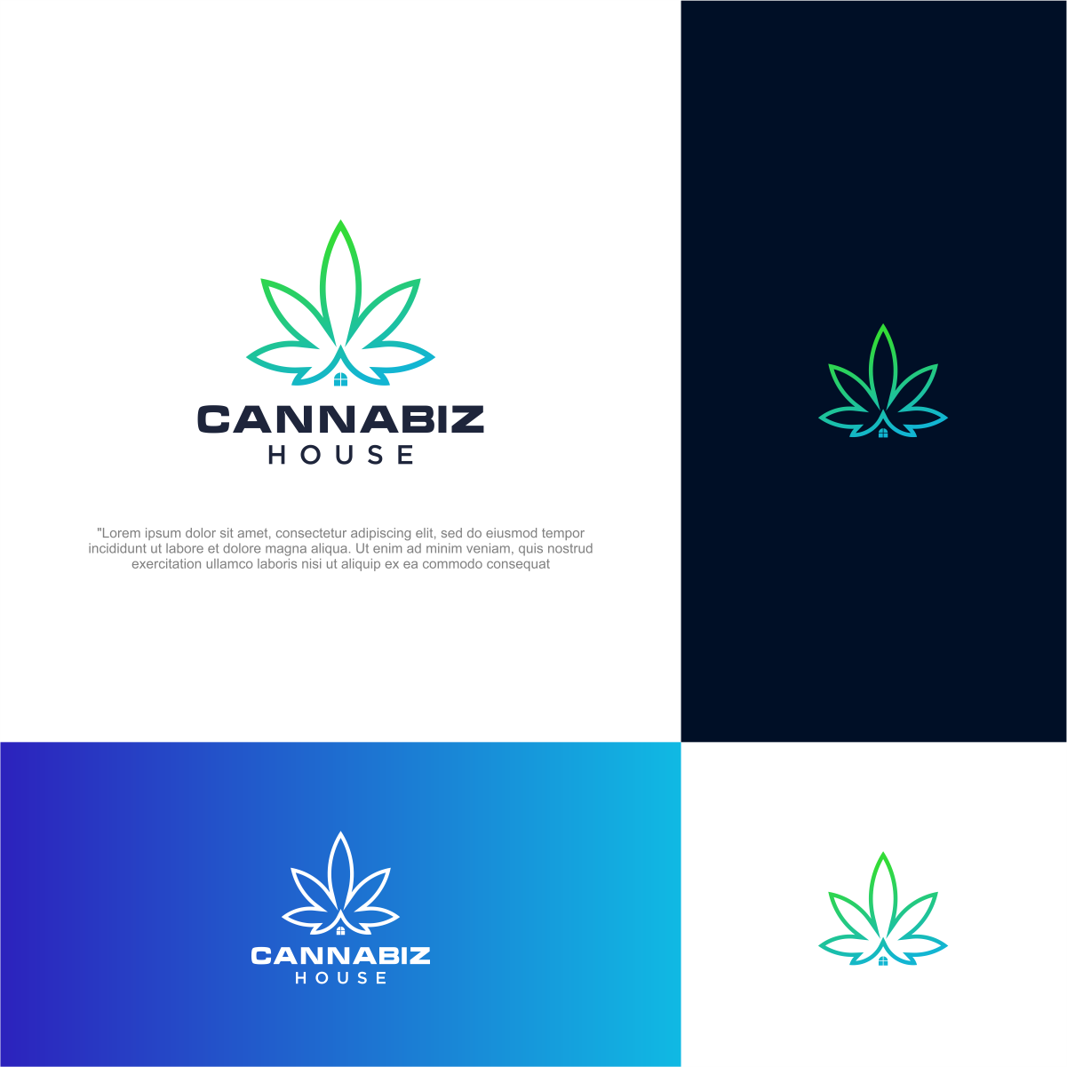CANNABIZ HOUSE by Grafi CANNABIZ HOUSE in Logo Design Inspiration by Grafi