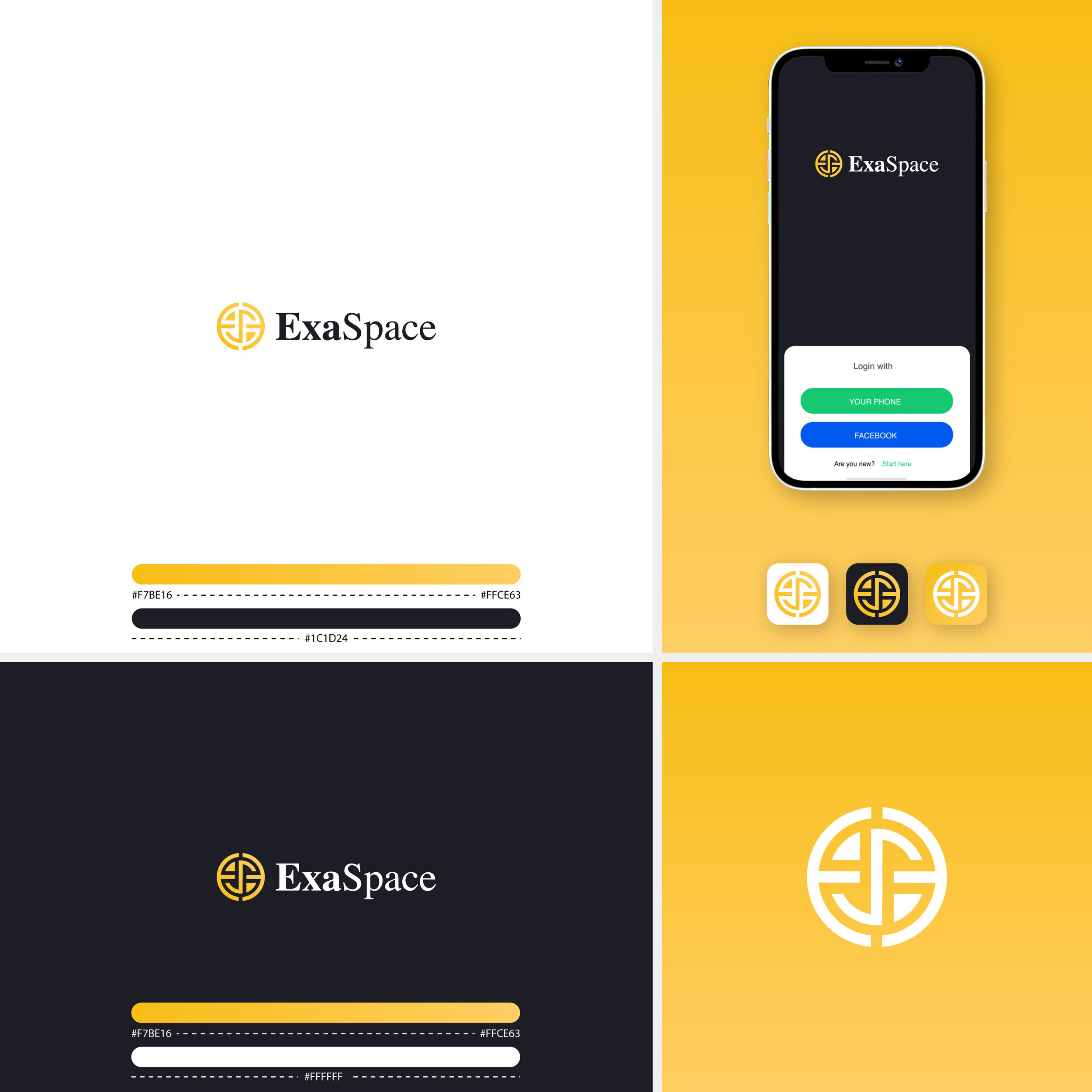 ExaSpace in Logo Design Inspiration by Jalalb