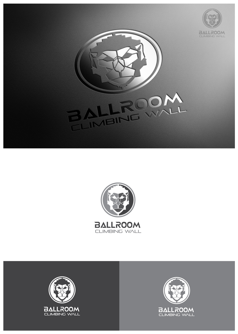 Ballroom Climbing Wall logo design by Goranvisnjic82 Ballroom Climbing Wall logo design in Logo Design Inspiration by Goranvisnjic82