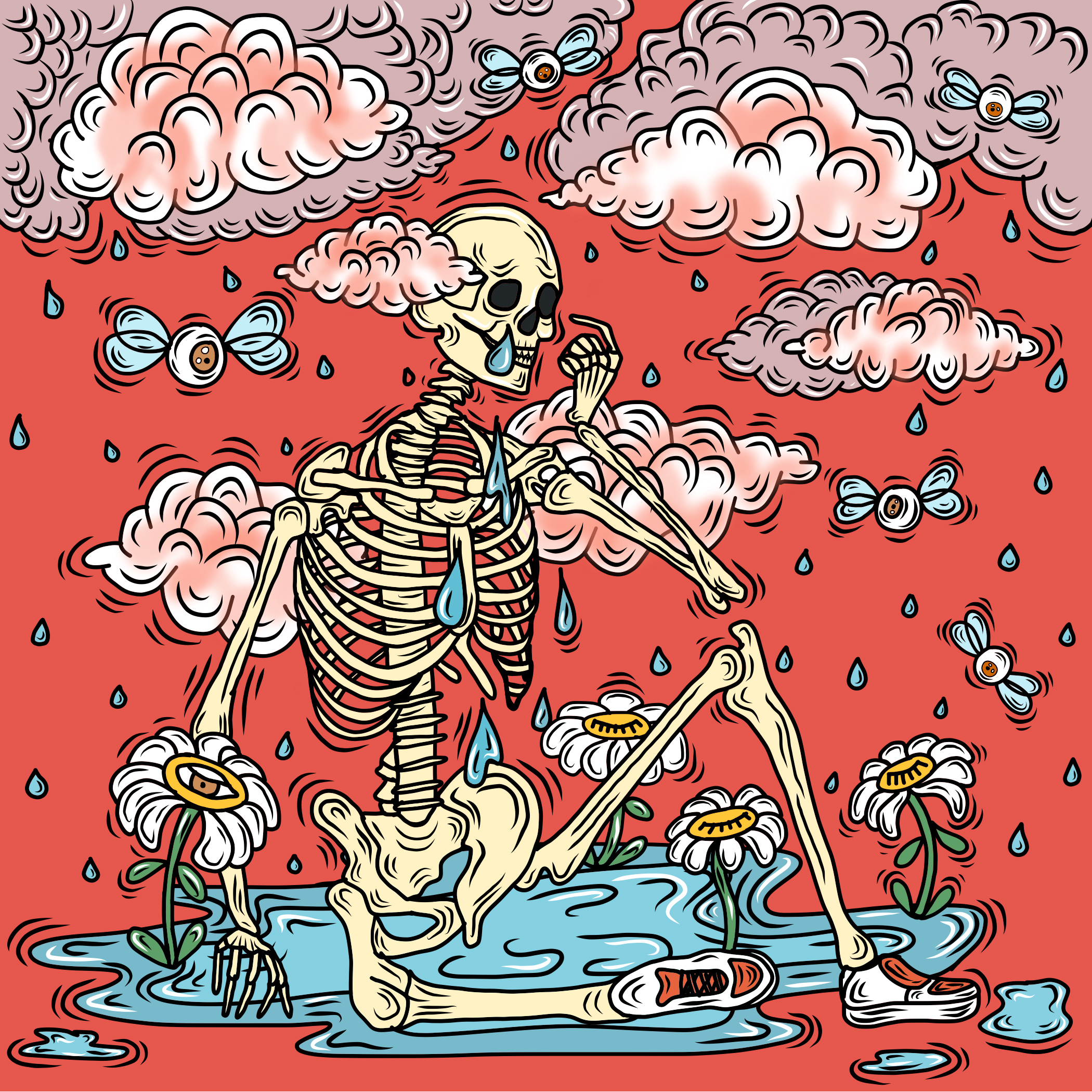 Sad Skelly by Sadskelly Sad Skelly in Mobile Cover Design Inspiration by Sadskelly