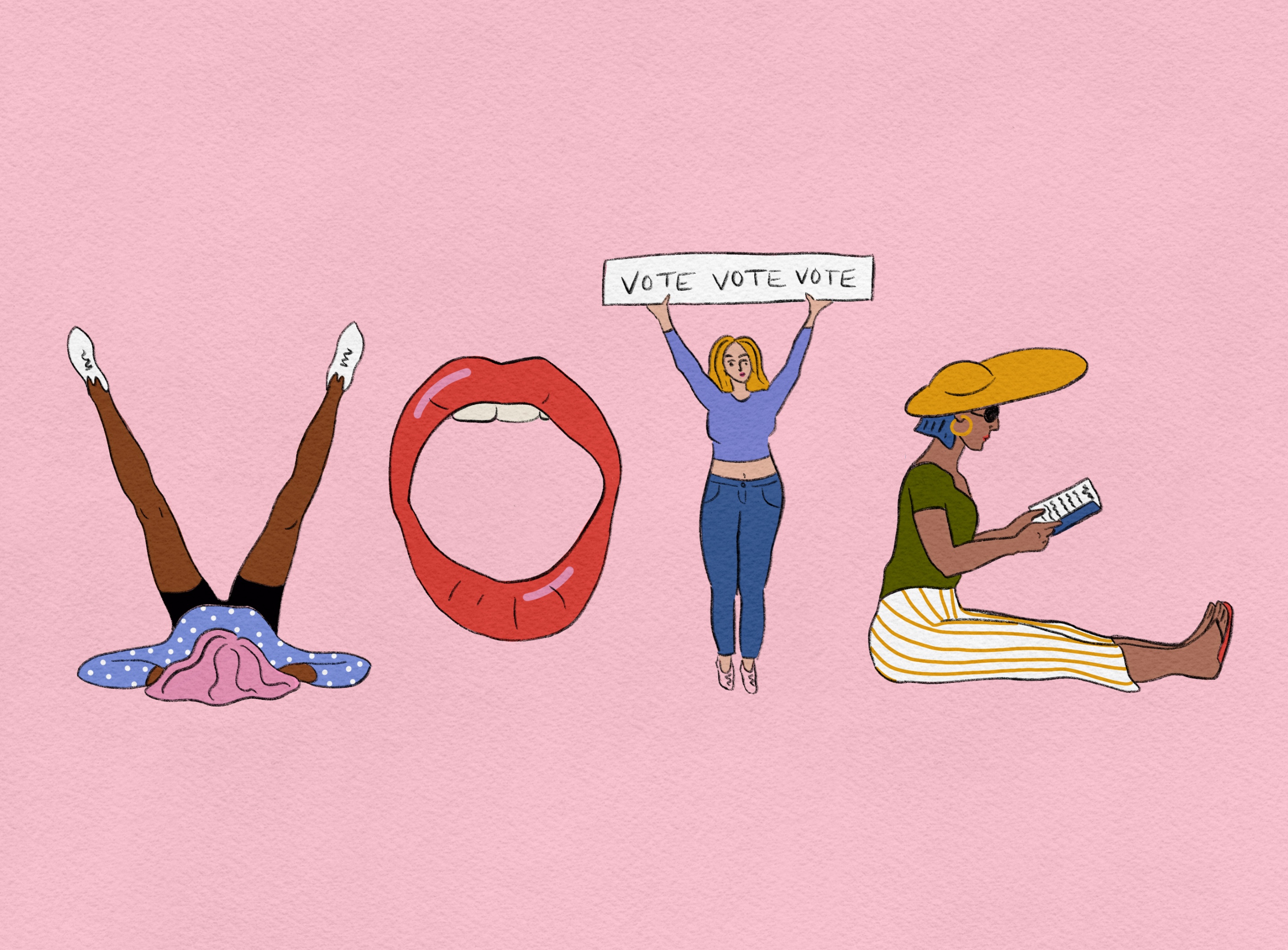 Ladies' Vote by Justina Wiersholm Ladies' Vote in Digital Art Inspiration by Justina Wiersholm