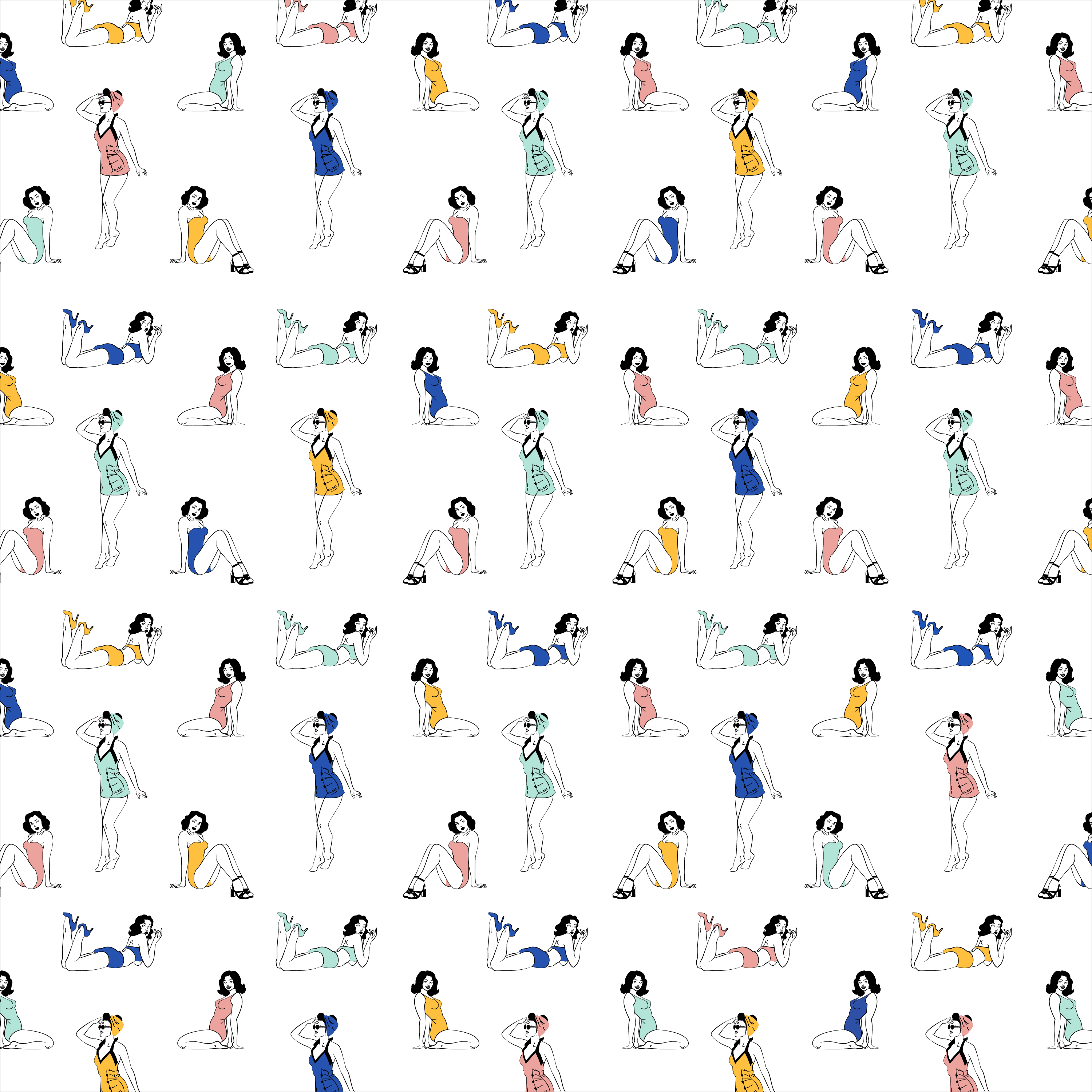 CLASIQUE in Pattern & Surface Design Inspiration by Andrea Swanepoel