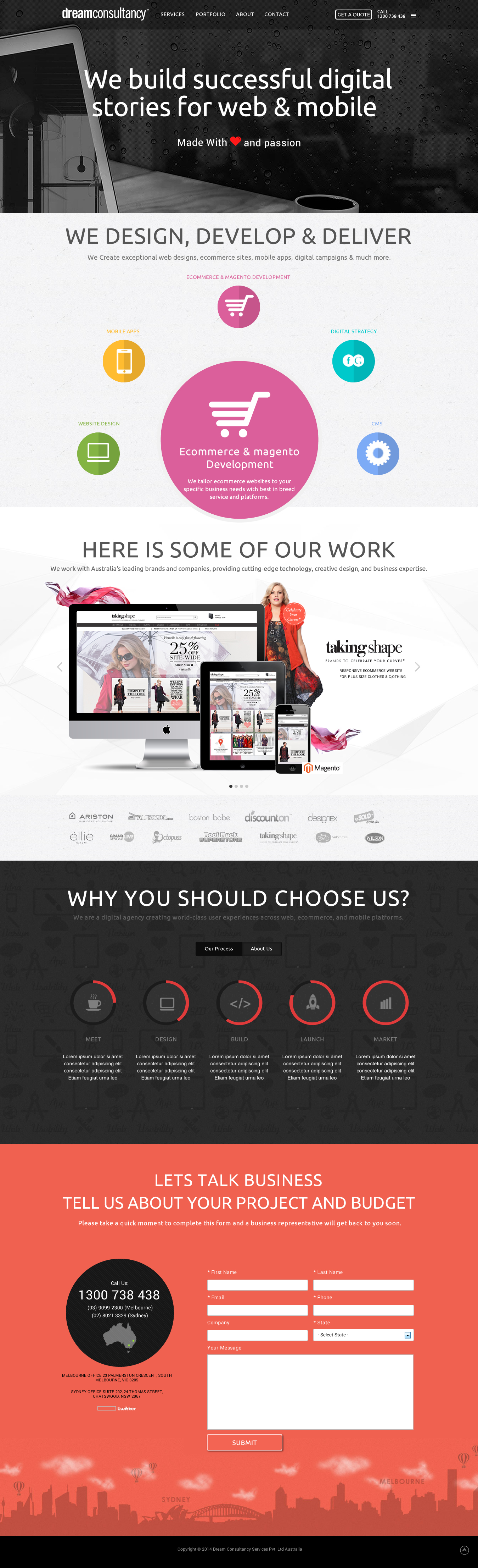 Website for IT Company in Website Design Inspiration by Max