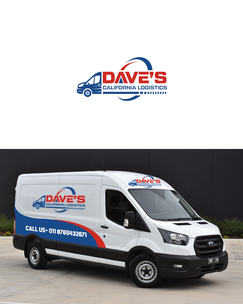 Dave's California Logistics in Logo & Brand Identity Inspiration by Mithun Biswas