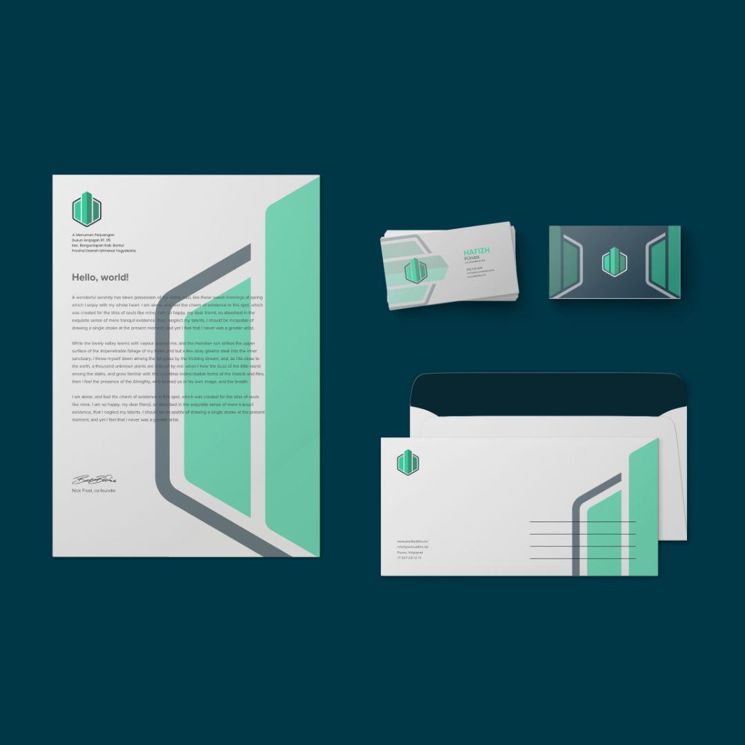Business Stationaary Design in Stationery Design Inspiration by Hafizh Rizki Pohan