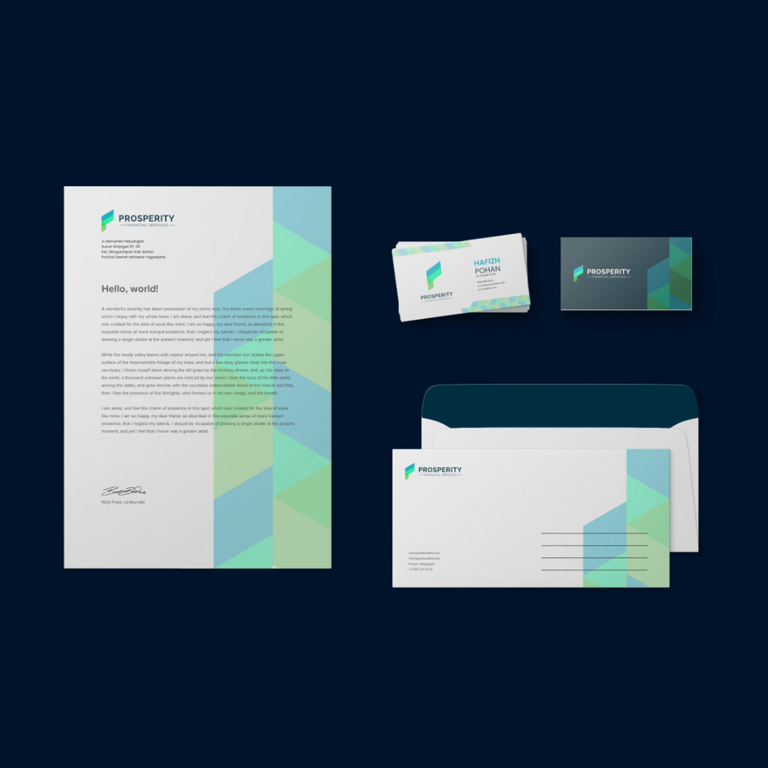 Prosperty Stationary Design by Hafizh Rizki Pohan Prosperty Stationary Design in Stationery Design Inspiration by Hafizh Rizki Pohan