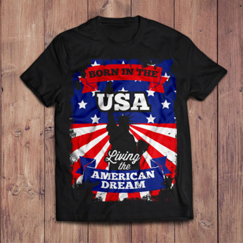 Born in USA in T-Shirt Design Inspiration by Beatrix