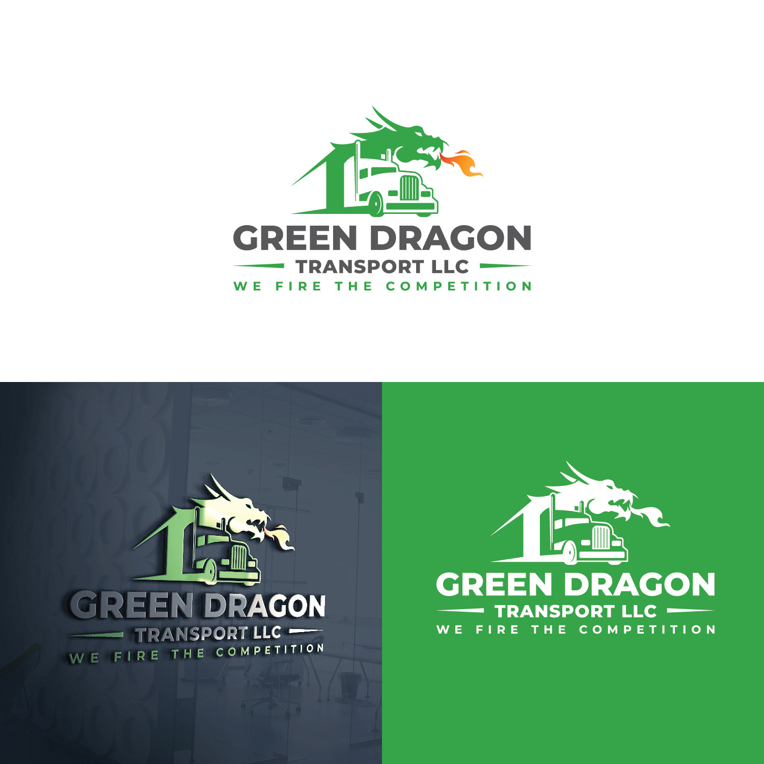 GREEN DRAGON_logo design and brand identity design by Graphixzones GREEN DRAGON_logo design and brand identity design in Logo & Brand Identity Inspiration by Graphixzones