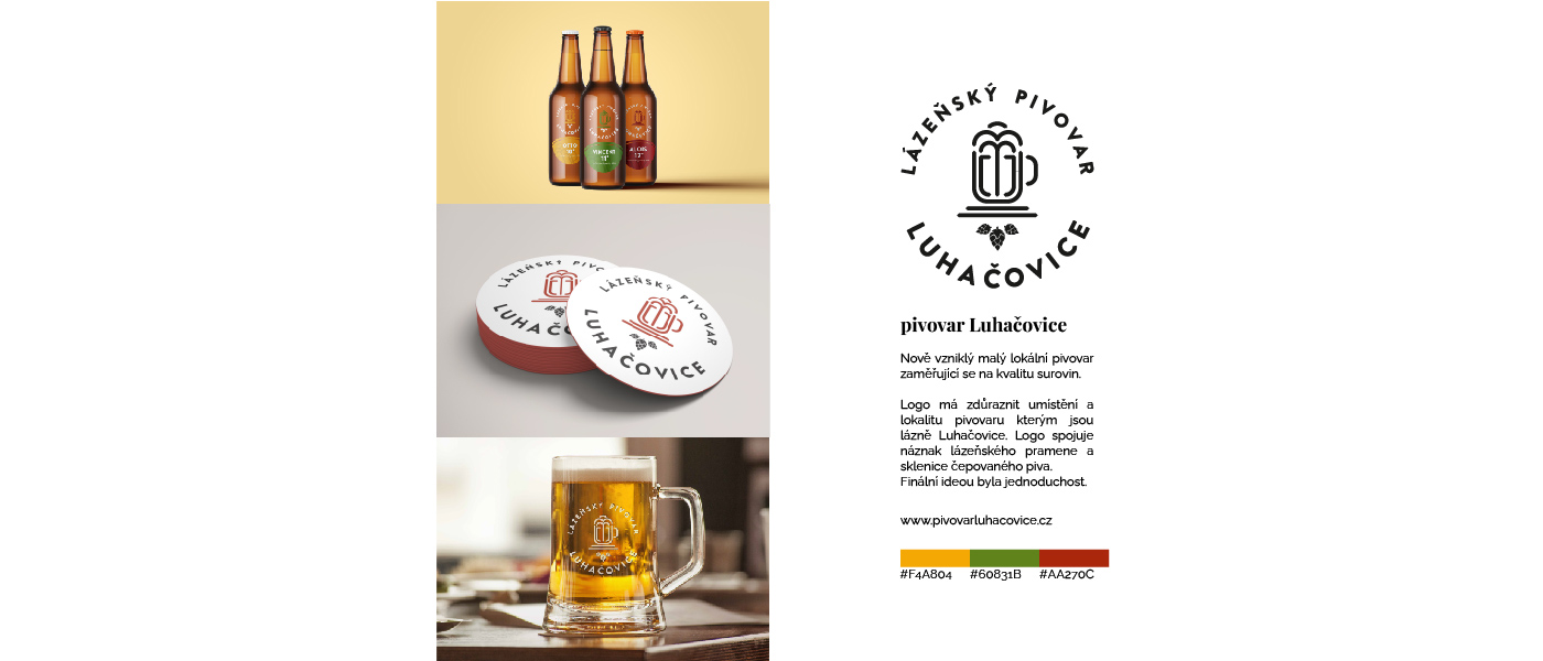 brewery Luhacovice in Logo & Brand Identity Inspiration by Martinv