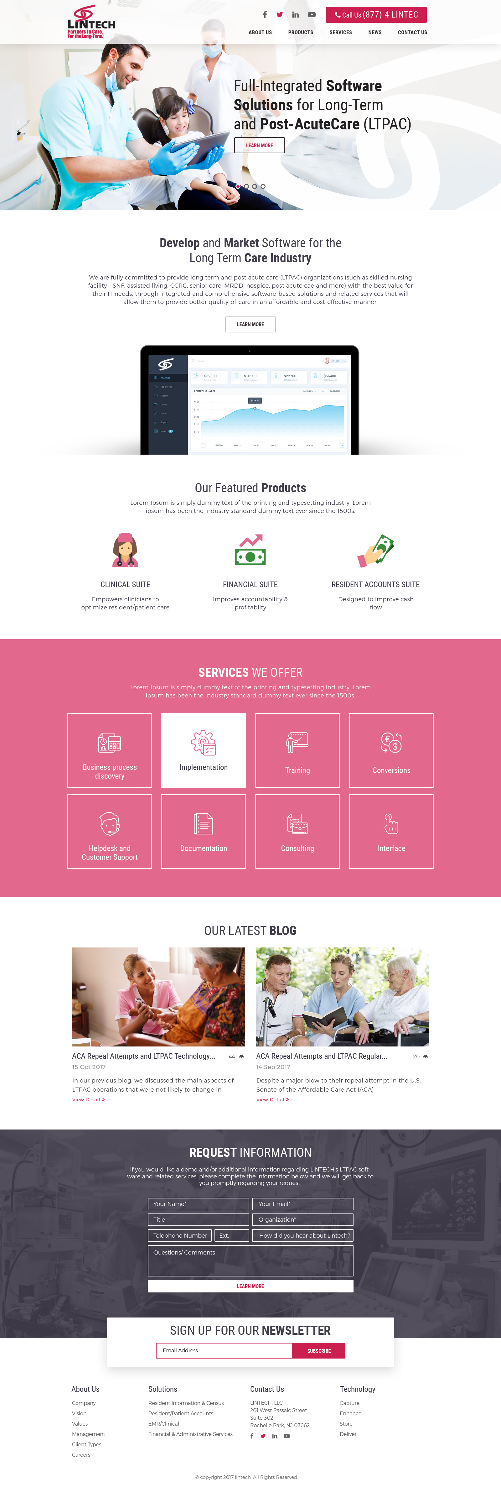 Lintech by Digidezin Lintech in Website Design Inspiration by Digidezin