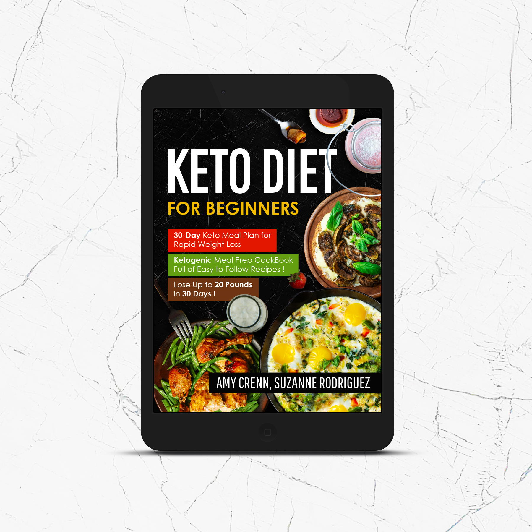 Keto Diet in eBook cover design Inspiration by Digidezin
