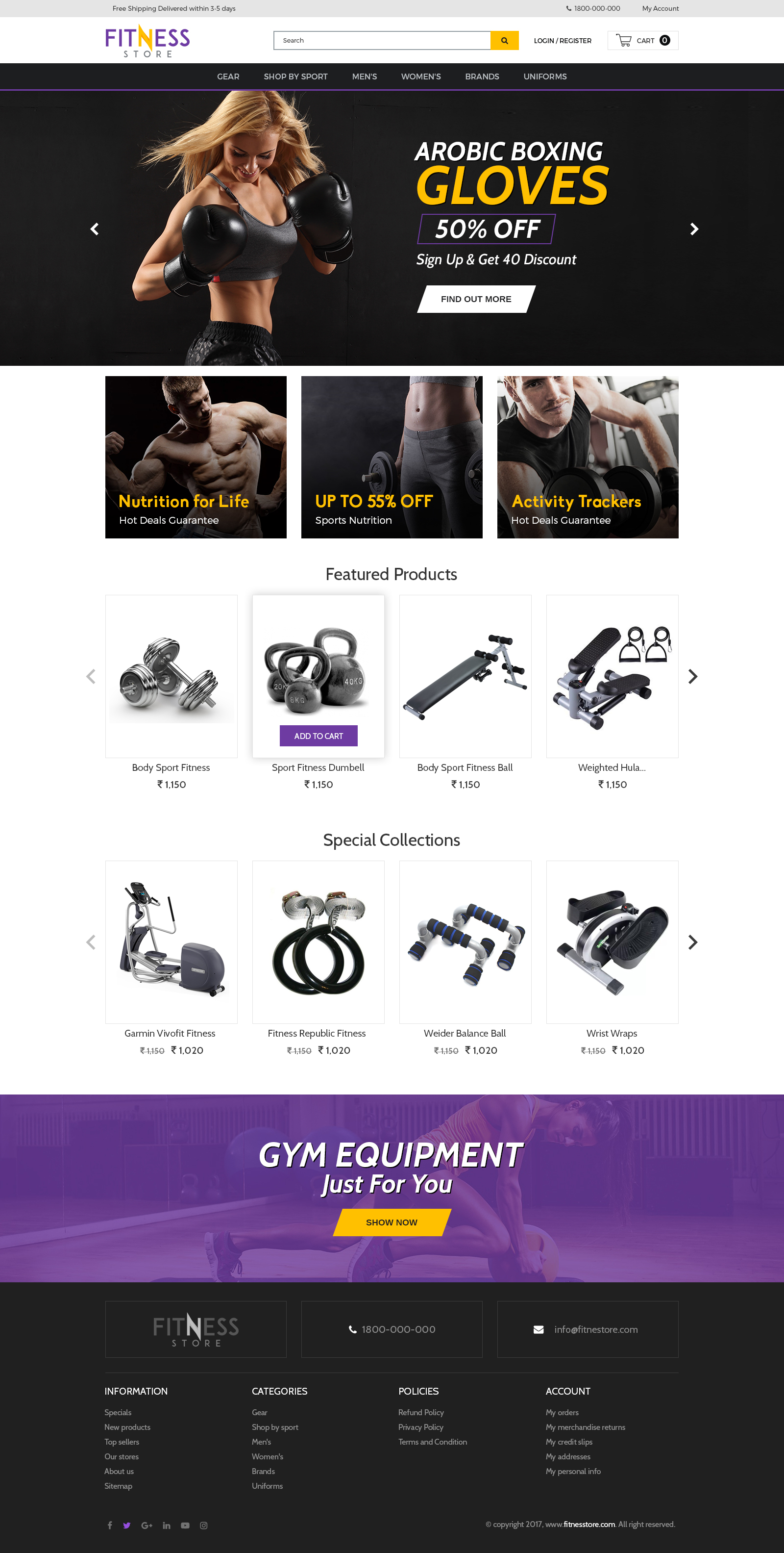 fitness theme in Website Design Inspiration by Digidezin