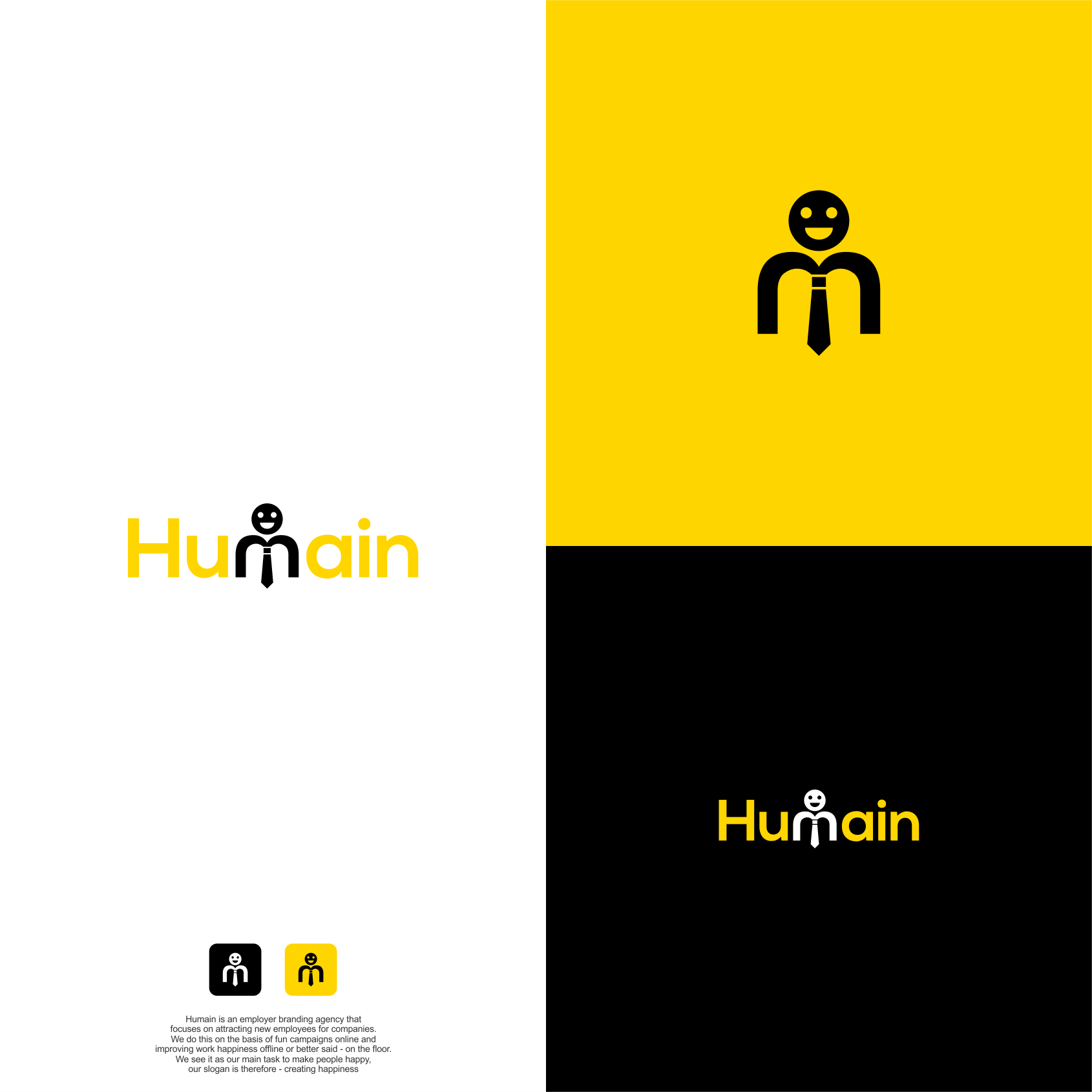 Humalien Logos Humain - Logo Design BY Gerhana 374392 - Designhill