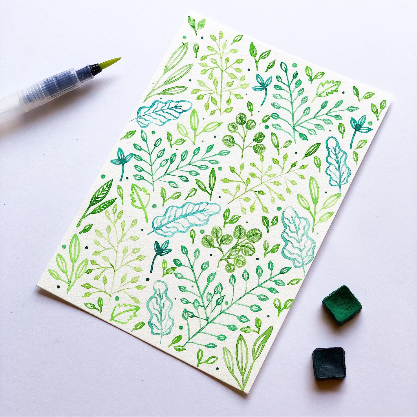 Green pattern by Shivangi Singh Green pattern in Pattern & Surface Design Inspiration by Shivangi Singh