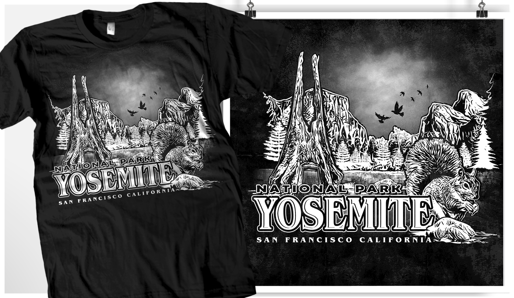 National Park in T-Shirt Design Inspiration by Welasiman ,