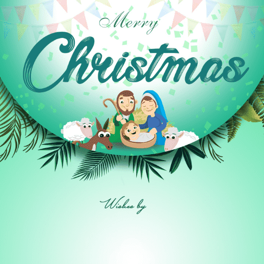 CHRISTMAS WISHES in Invitation Card Design Inspiration by K M Subramanian
