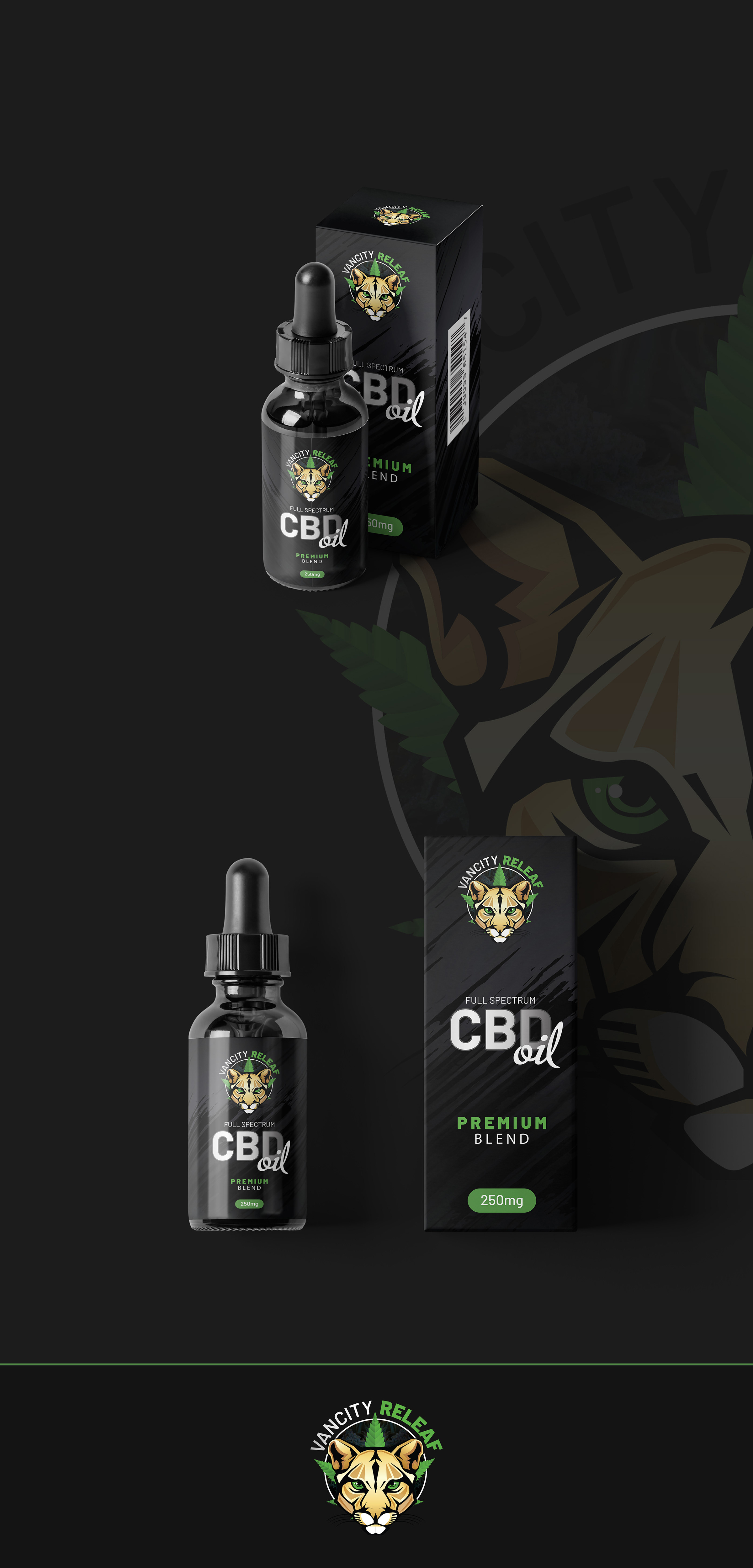 VANCITY RELEAF - CBD Label design in Label Design Inspiration by Nikolamujkovic