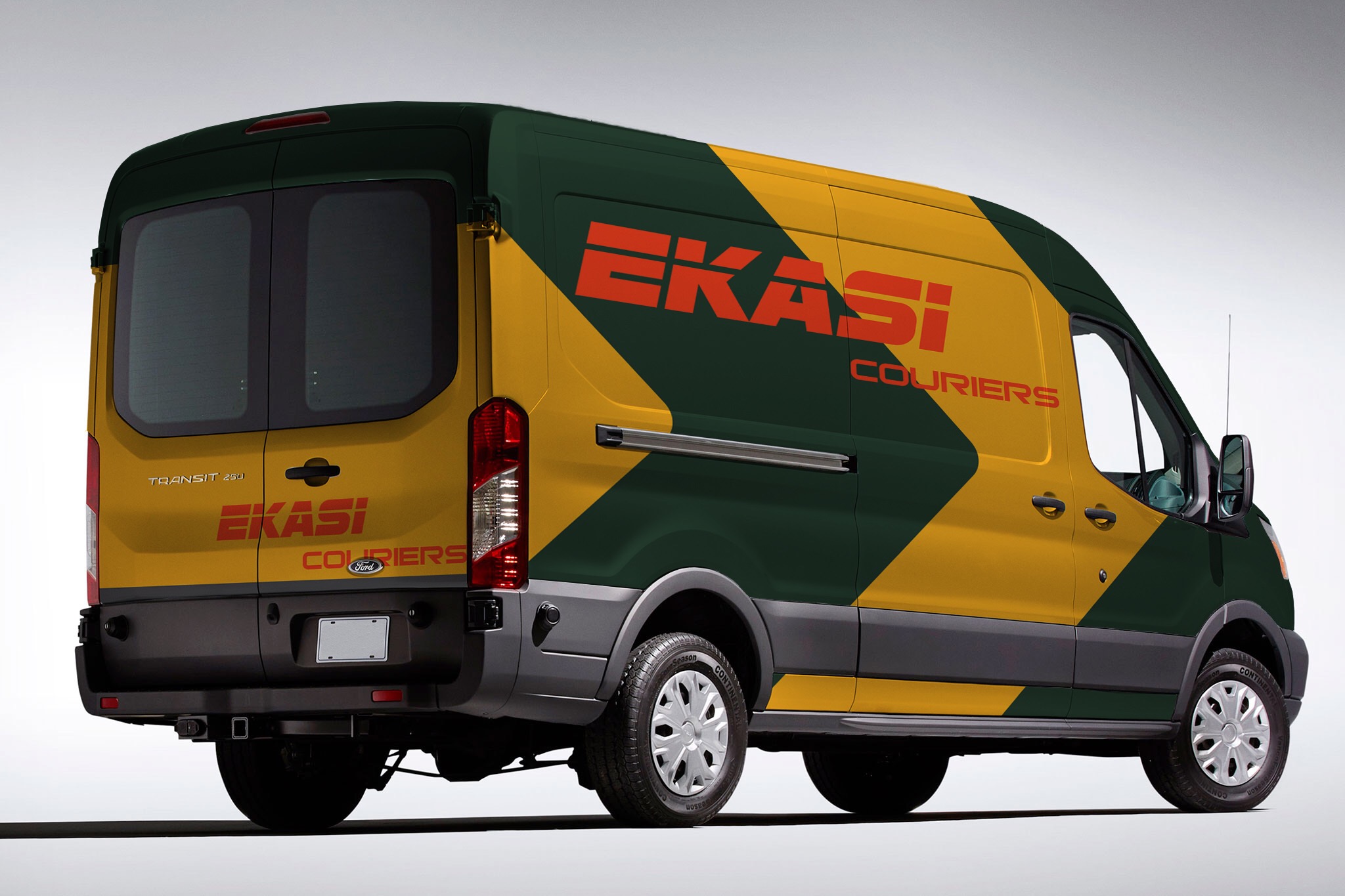 EKASI COURIERS Vehicle Branding by Tatenda EKASI COURIERS Vehicle Branding in Vehicle wrap design Inspiration by Tatenda