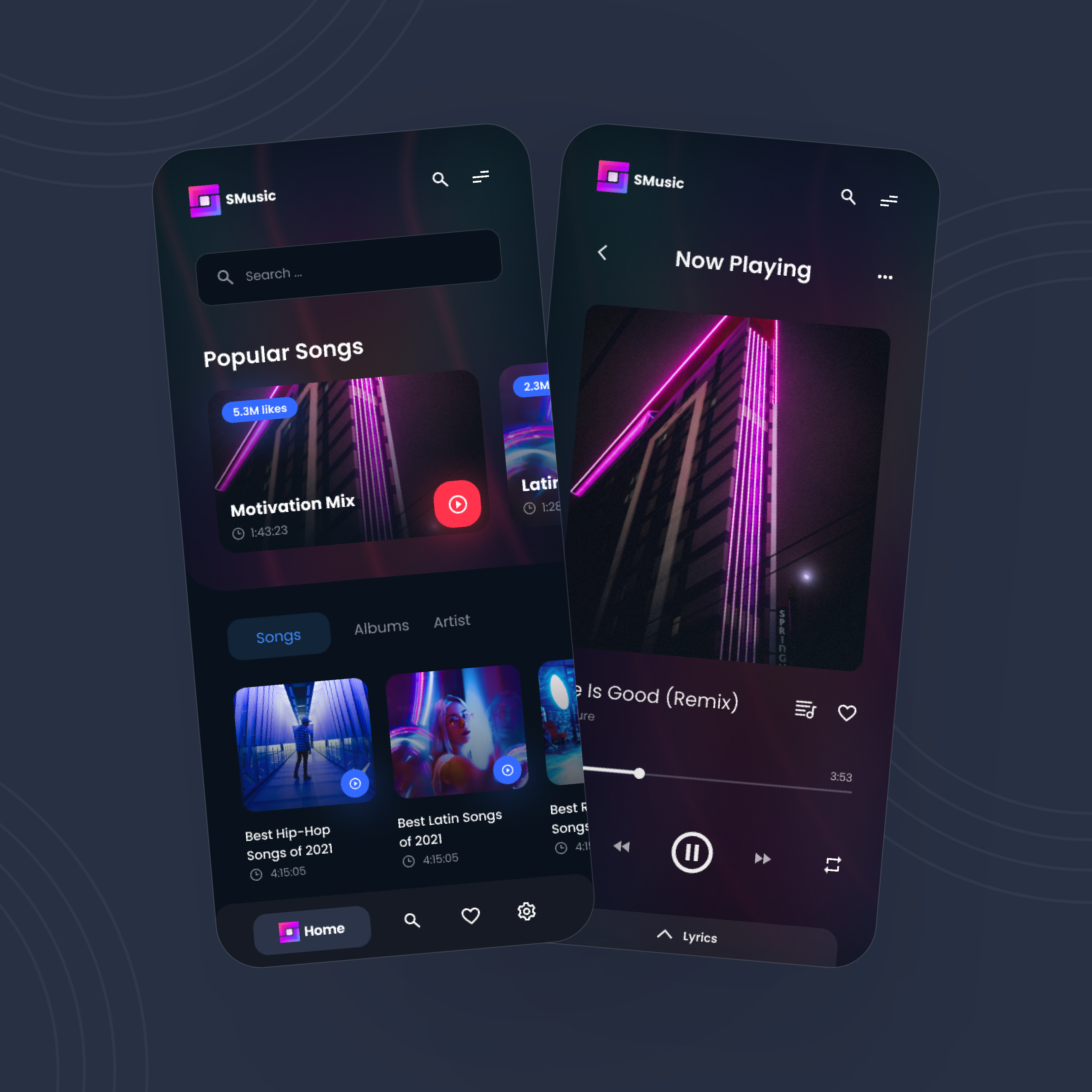 Music Player App Design by Branki.s Music Player App Design in Mobile Apps Design Inspiration by Branki.s