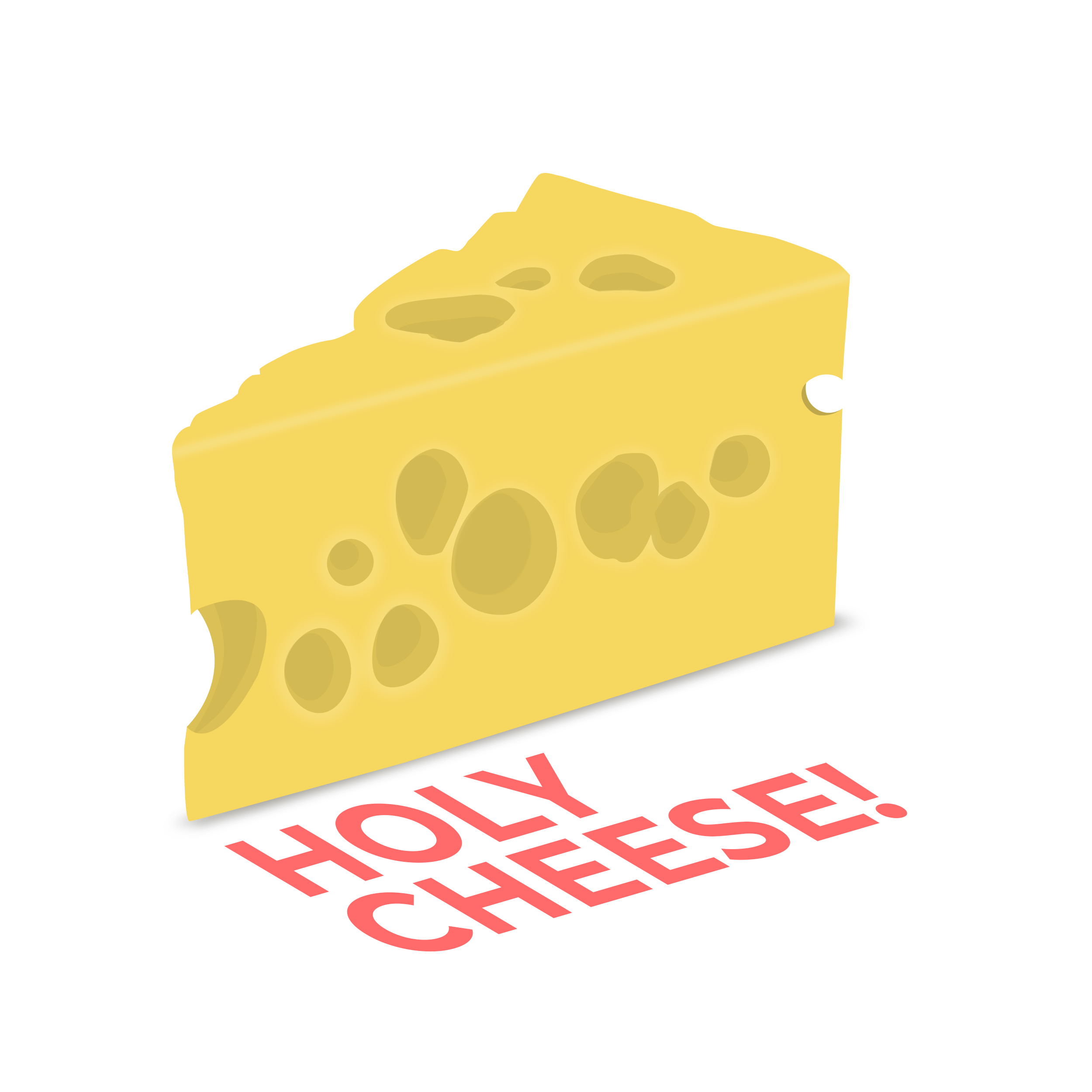 Holy Cheese! by Panca Mai Holy Cheese! in Doodle Art Inspiration by Panca Mai