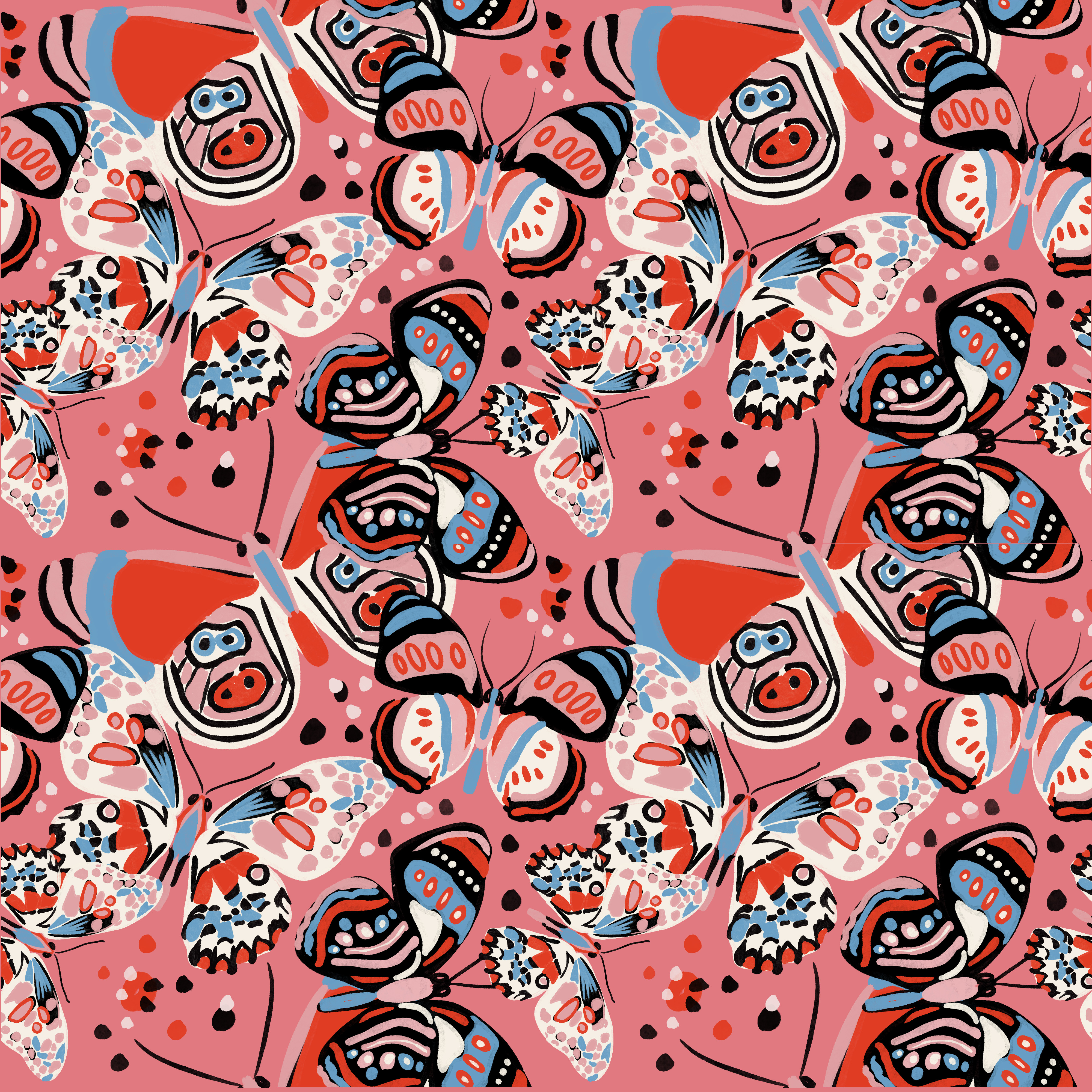 butterfly in Pattern & Surface Design Inspiration by Sirin Ezgi Koksal