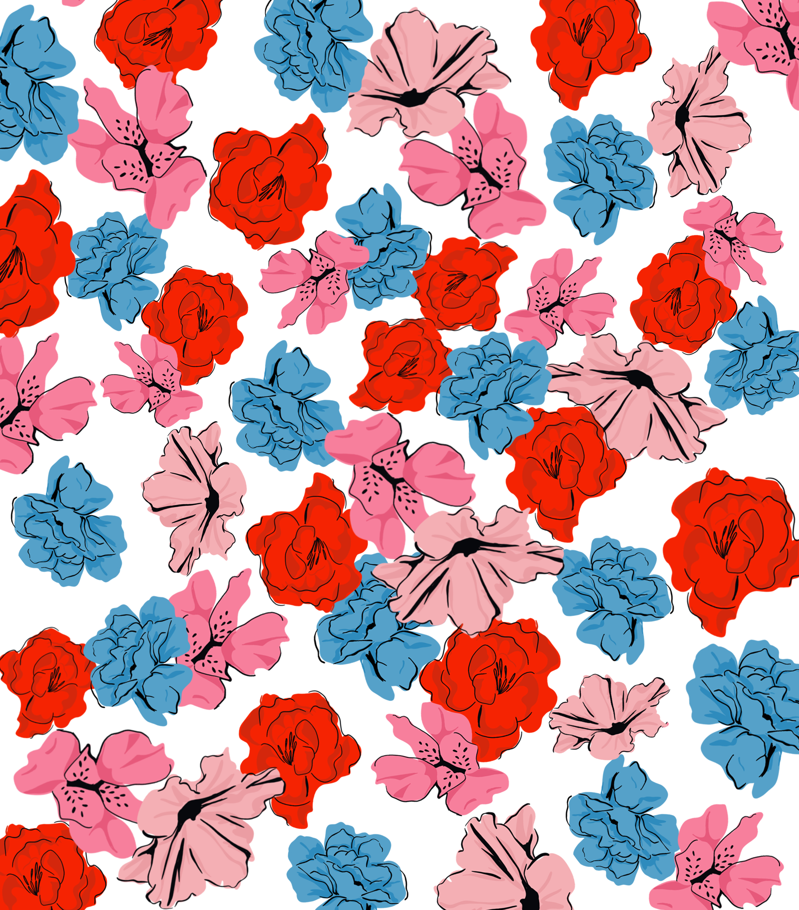 wild flowers by Sirin Ezgi Koksal wild flowers in Digital Painting Inspiration by Sirin Ezgi Koksal
