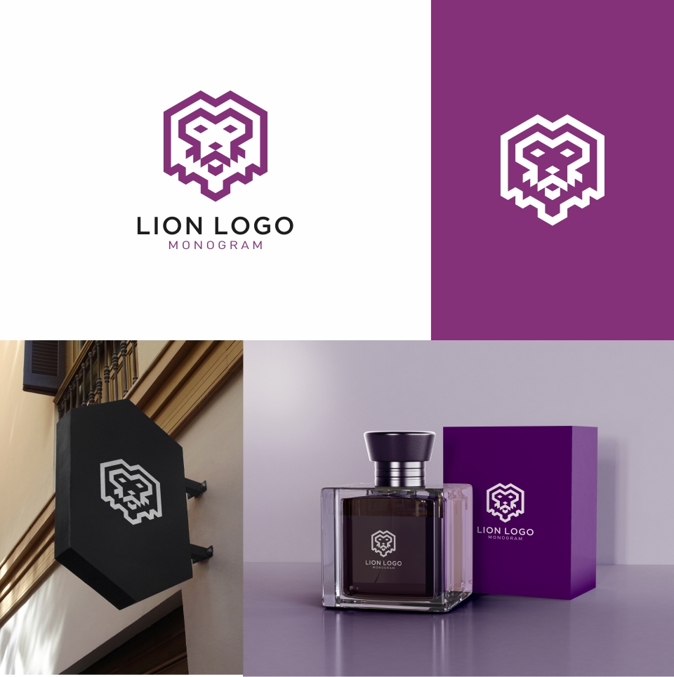 LION LOGO by Fahminoun LION LOGO in Catalog Design Inspiration by Fahminoun
