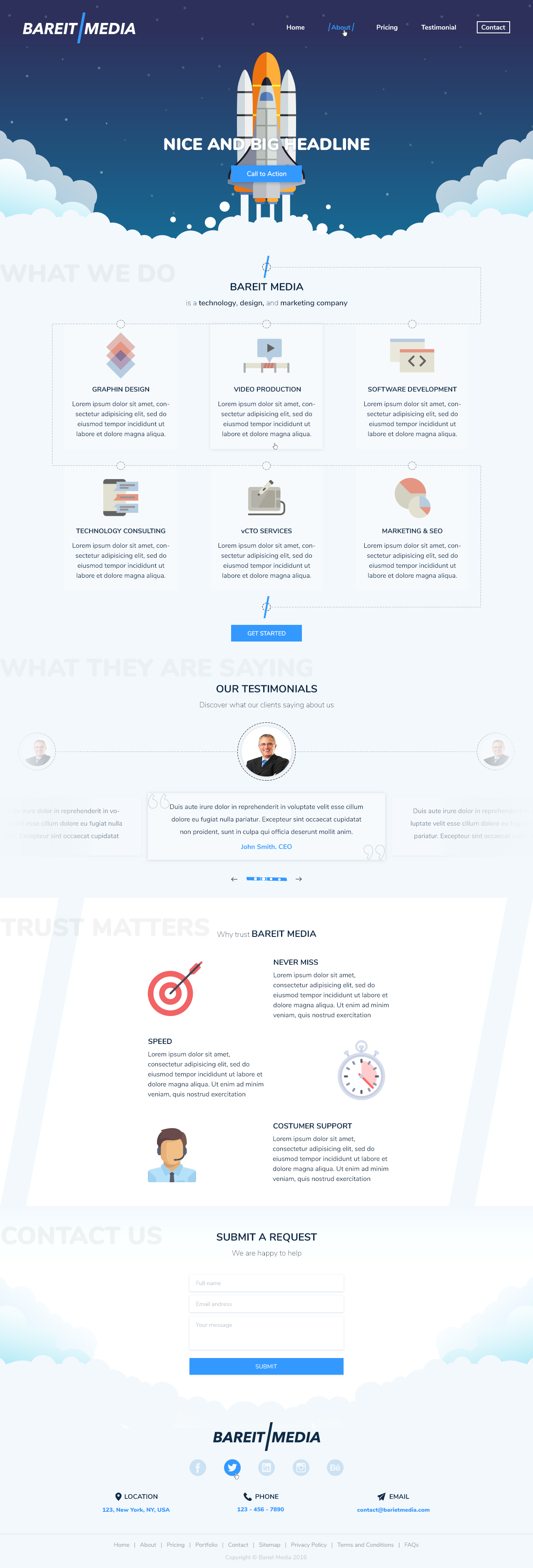 Web design by A A Z Web design in Photoshop Design Inspiration by A A Z
