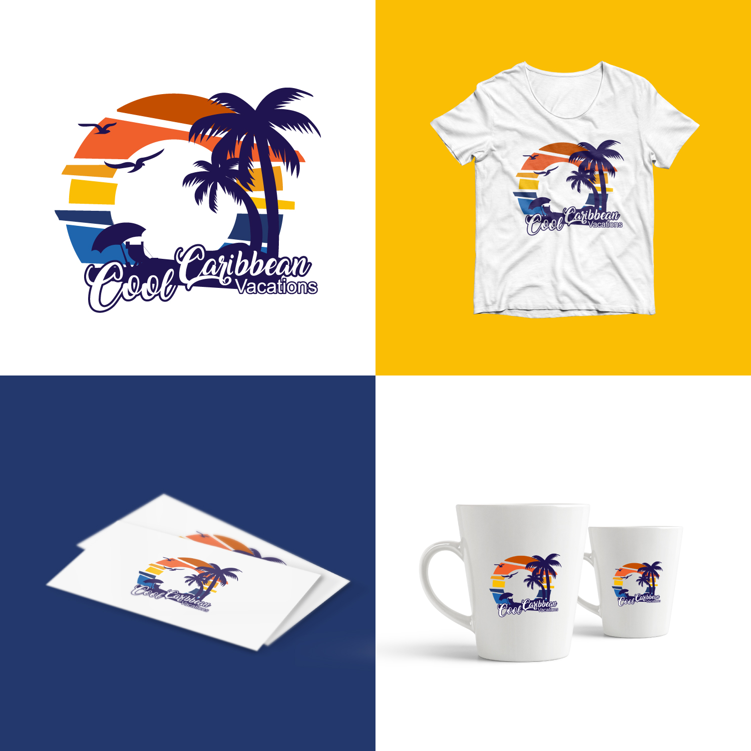 Cool Caribbean in Logo Design Inspiration by Taupikhelmi93