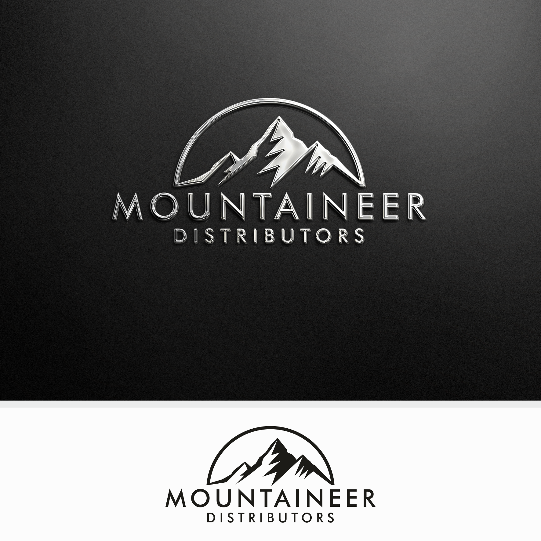 Mountaineer Distributors in Logo Design Inspiration by Conexaodesign