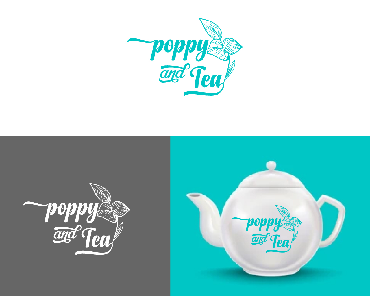 Poppy and Tea by Lumoxdesign Poppy and Tea in Logo Design Inspiration by Lumoxdesign