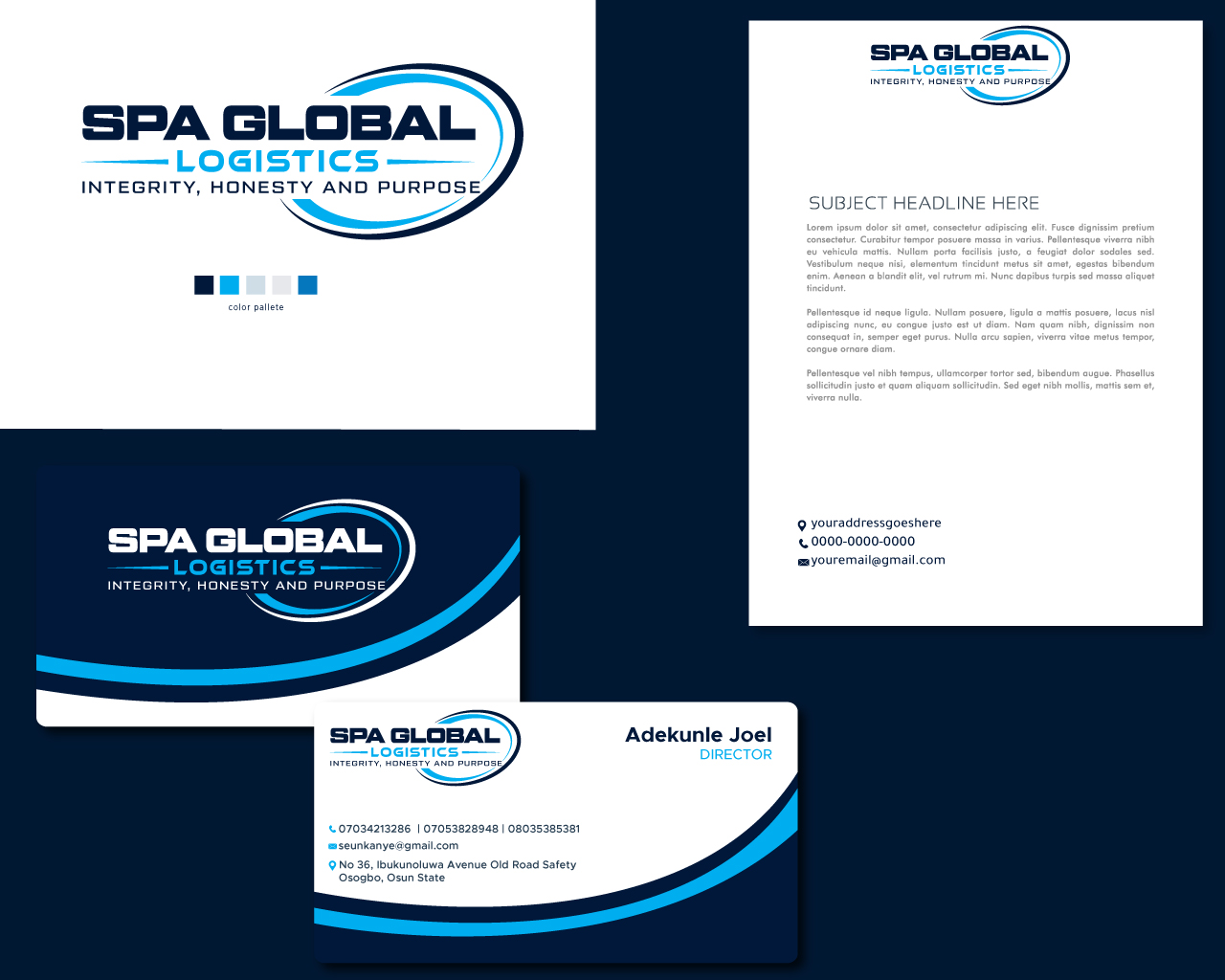 Spa Logistic by Lumoxdesign Spa Logistic in Logo & Brand Identity Inspiration by Lumoxdesign