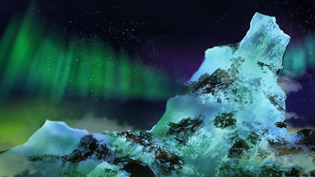 Northern Lights in Visual Art Inspiration by Arka Mandal