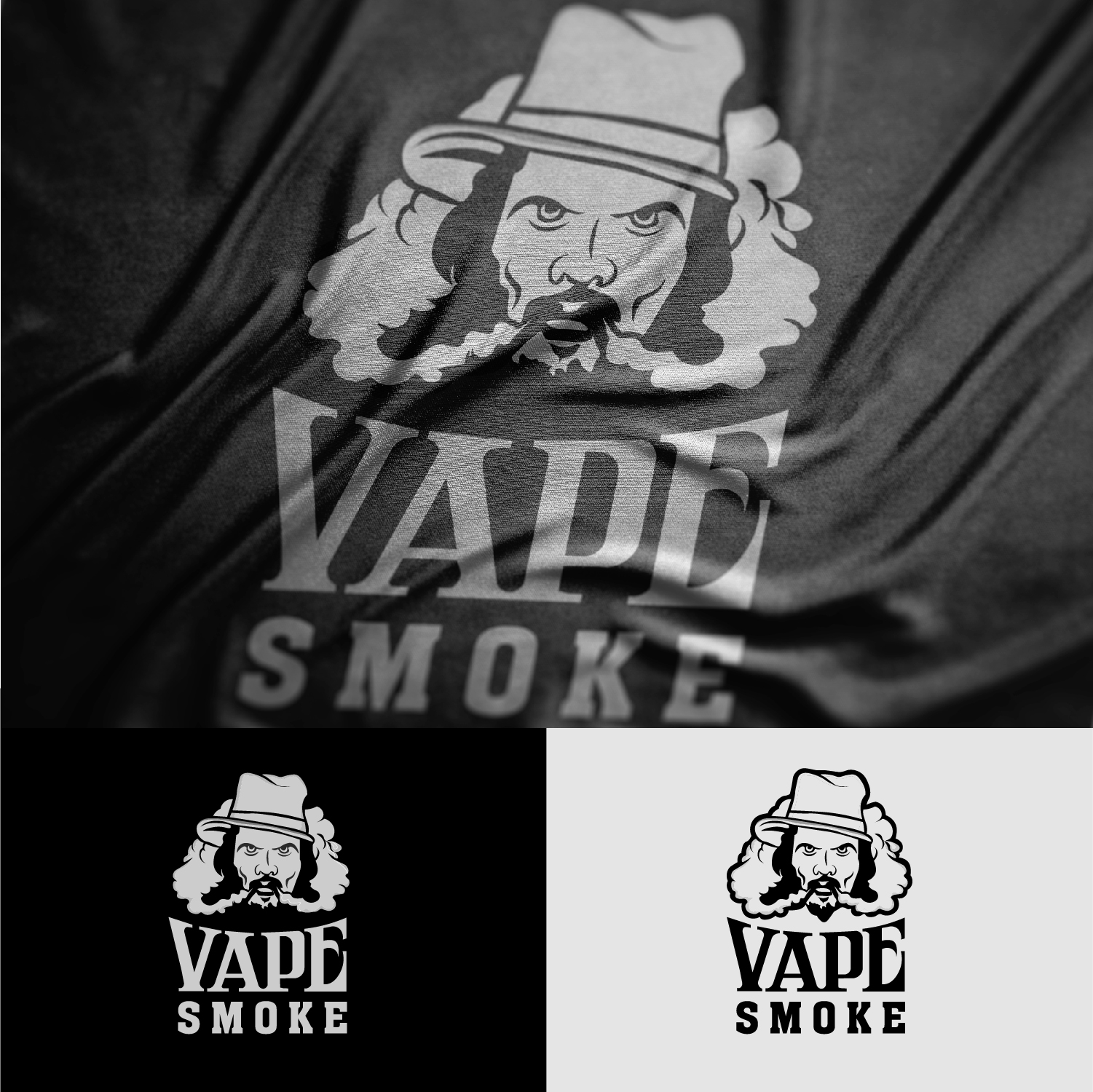 Vape Smoke Logo by Zakyk Vape Smoke Logo in Logo & Brand Identity Inspiration by Zakyk