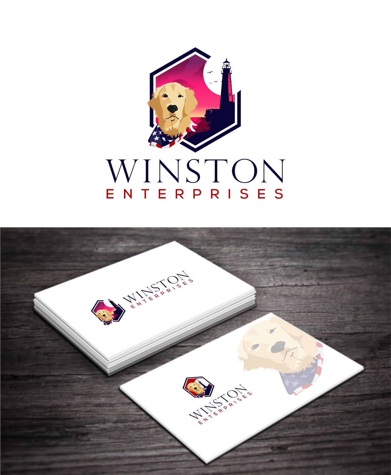 WINSTON in Logo And Business Card Design Inspiration by Ramozzhend