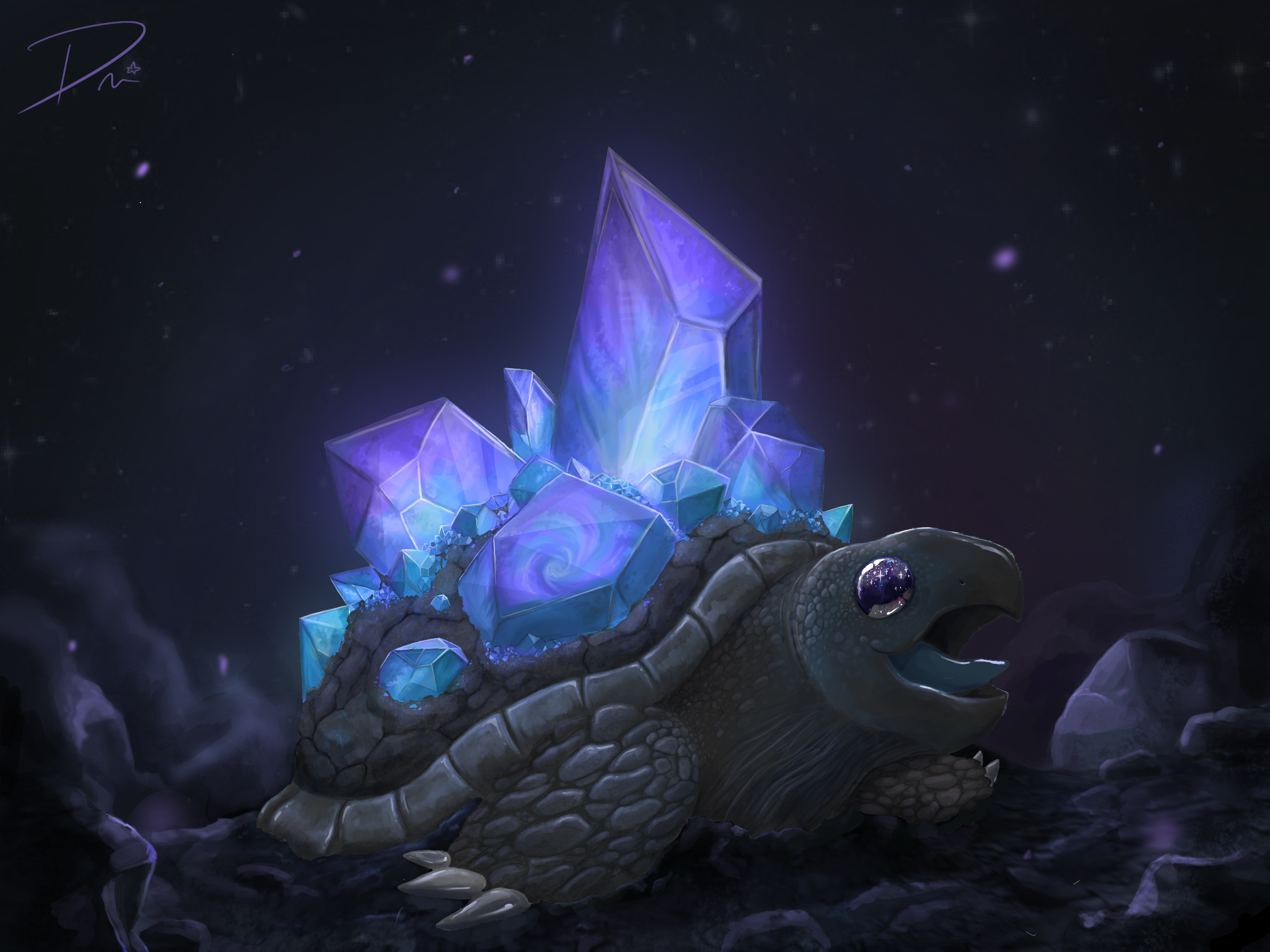 •Star turtle• in Digital Painting Inspiration by Davi Van Den Berg