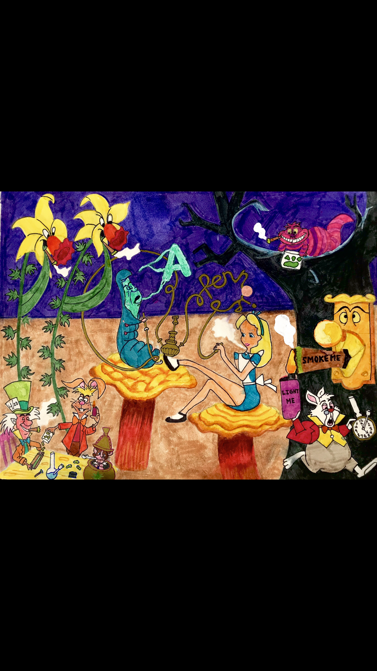 Alice in wonder by Pennie Schweky Alice in wonder in Drawing Inspiration by Pennie Schweky