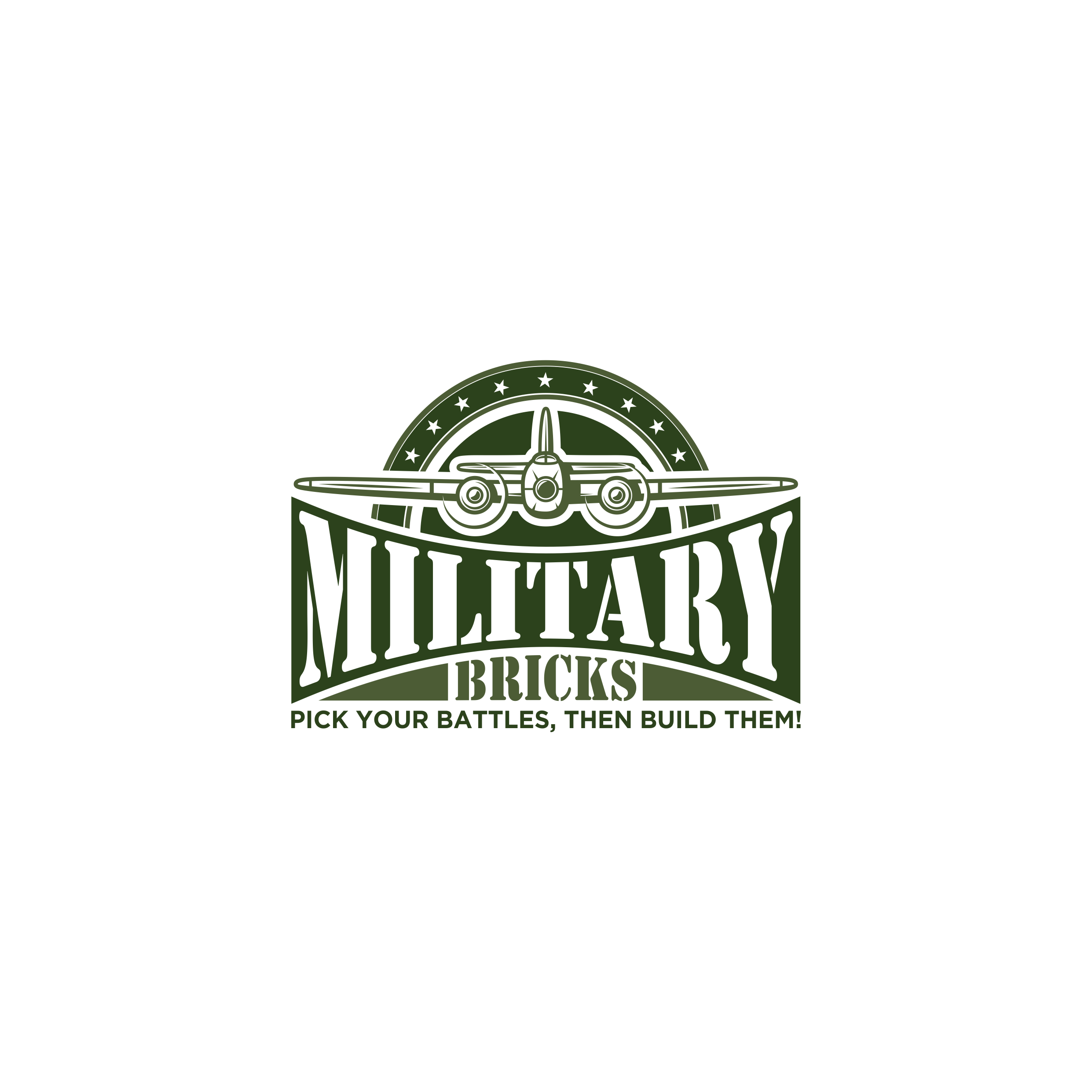 military brick in Logo Design Inspiration by L A R Z O O