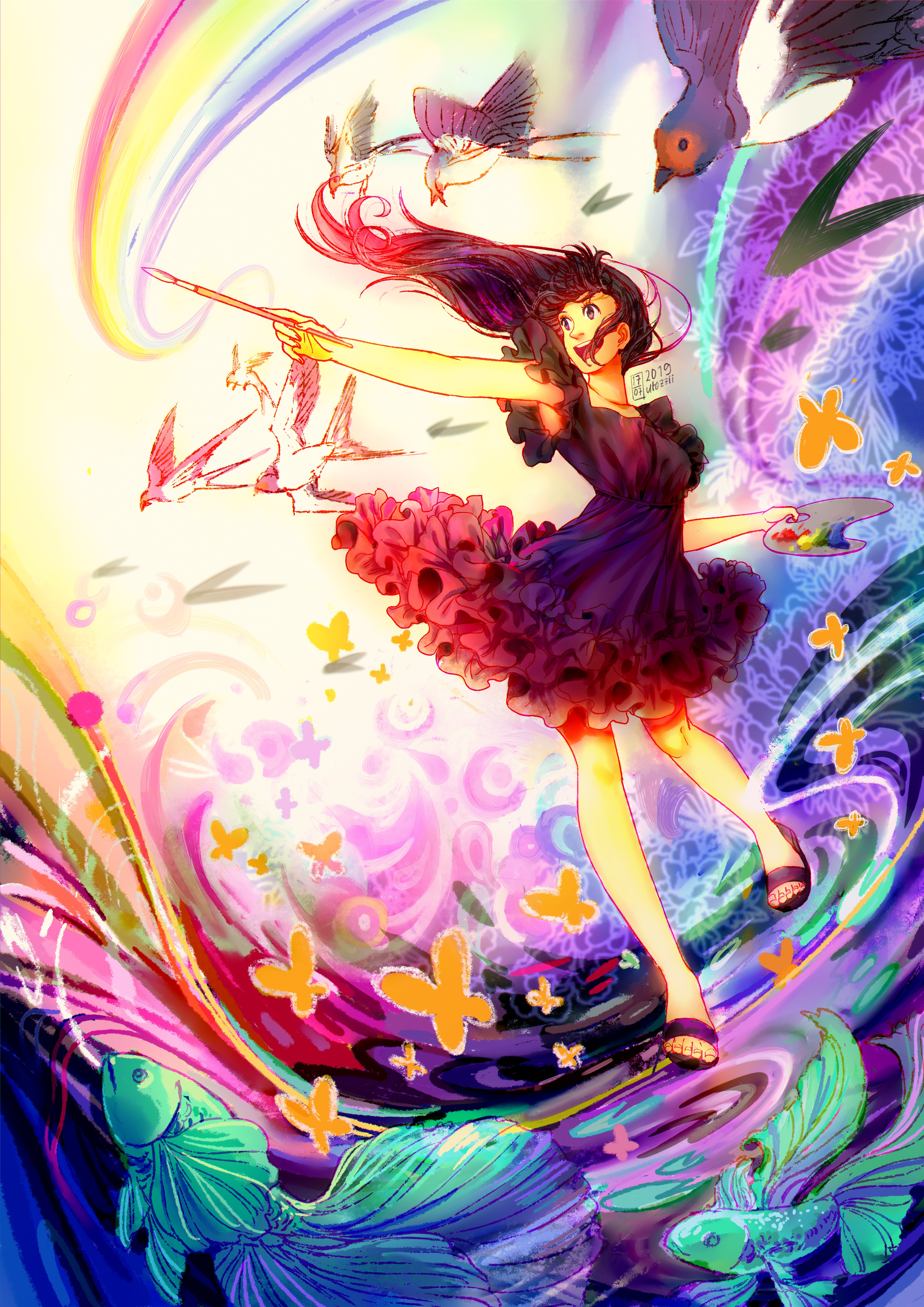Fantasy Painter in Digital Art Inspiration by Utozzii 2560