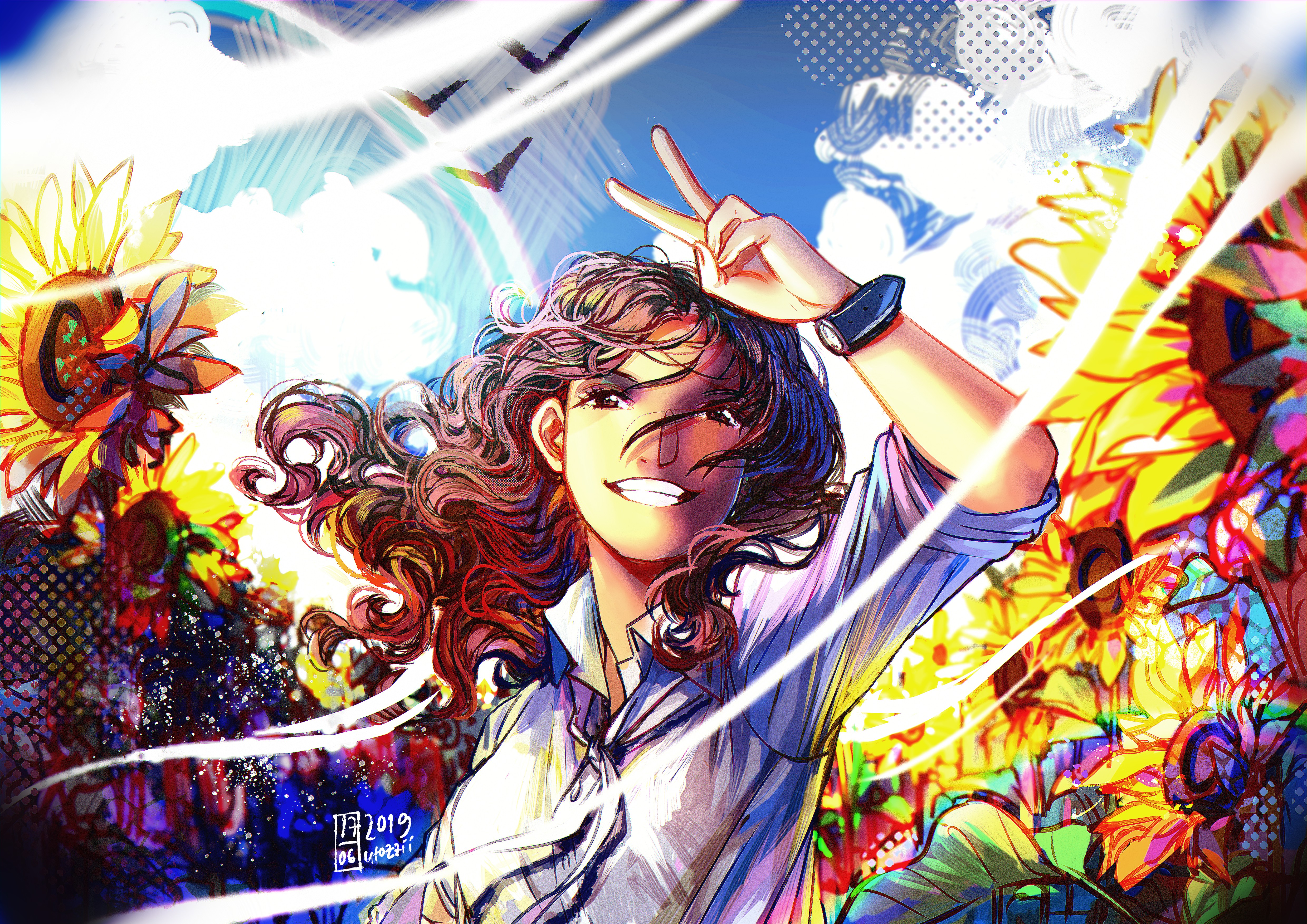 Summer breeze by Utozzii 2560 Summer breeze in Digital Art Inspiration by Utozzii 2560