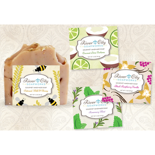 Cold Process Handmade Soap Label Designs by Allure Cold Process Handmade Soap Label Designs in Label Design Inspiration by Allure