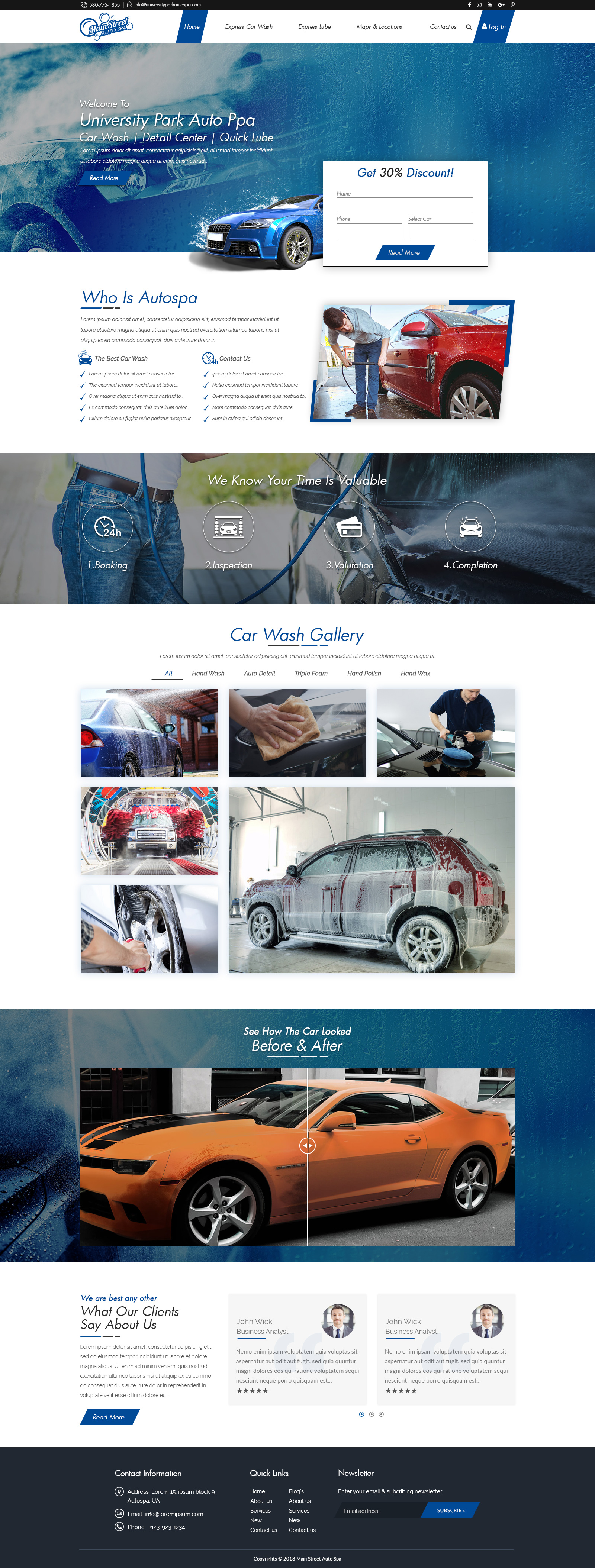 Car Wash by Arshuman Car Wash in Website Design Inspiration by Arshuman