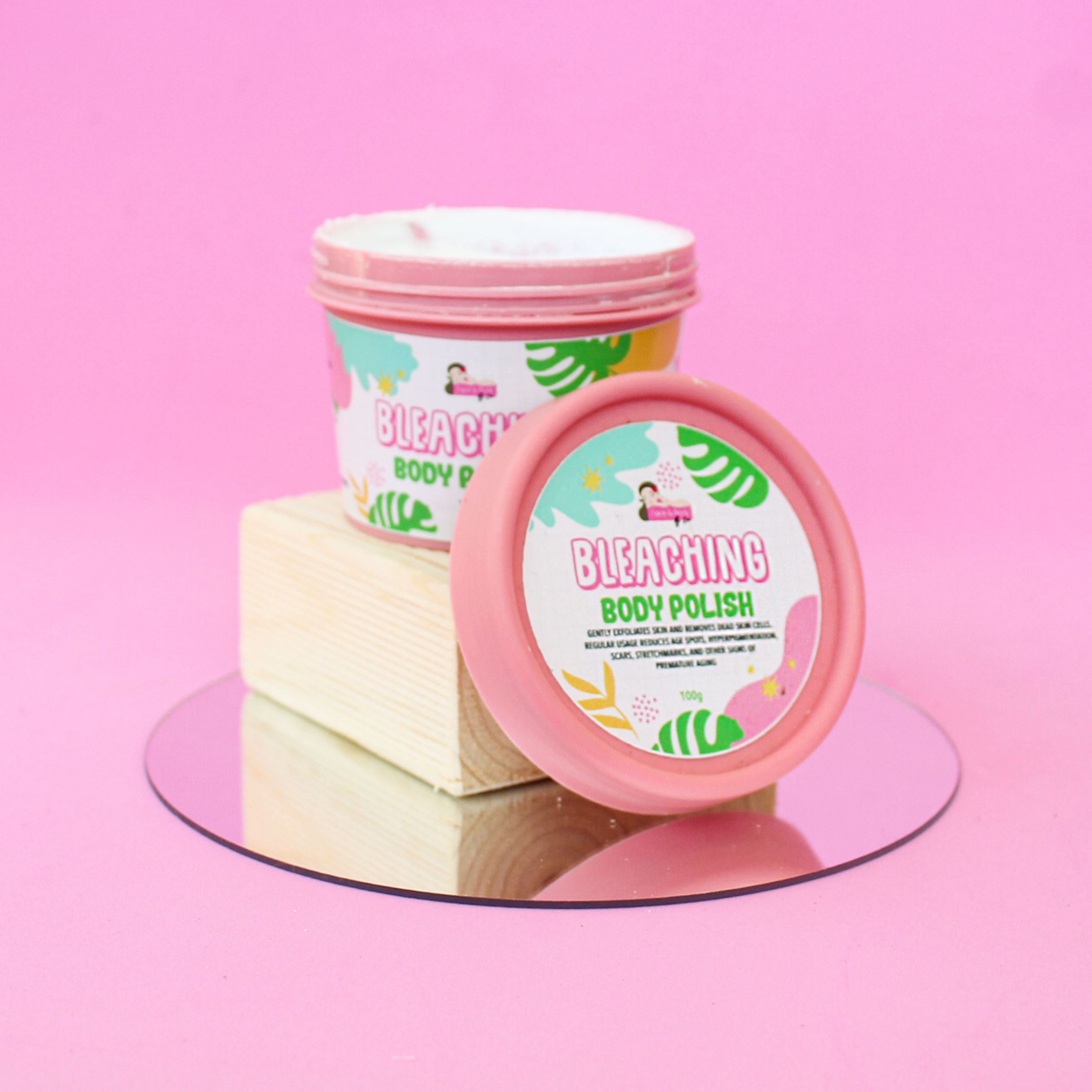 Face And Body By Lee - Bleaching Body Scrub Label By ...