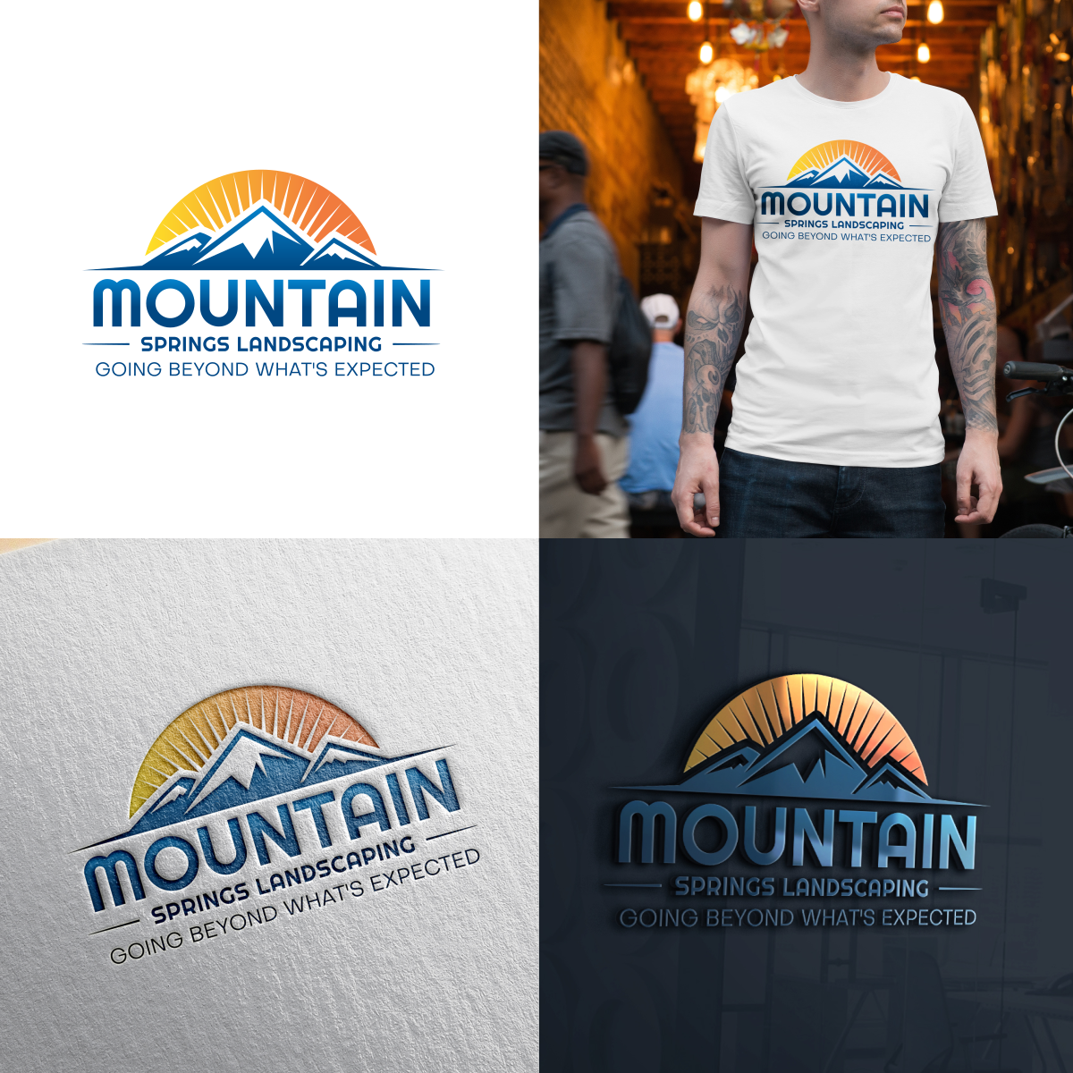 MOUNTAIN SPRINGS by Golden MOUNTAIN SPRINGS in Logo Design Inspiration by Golden