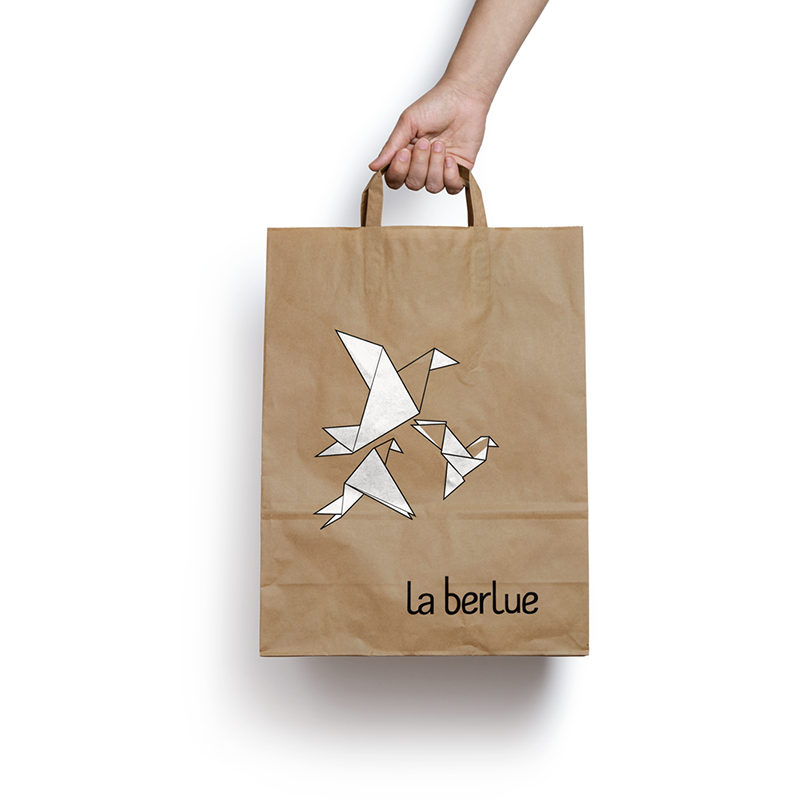 paperbag paperbirds 'la berlue' by Etta paperbag paperbirds 'la berlue' in Advertisement Design Inspiration by Etta