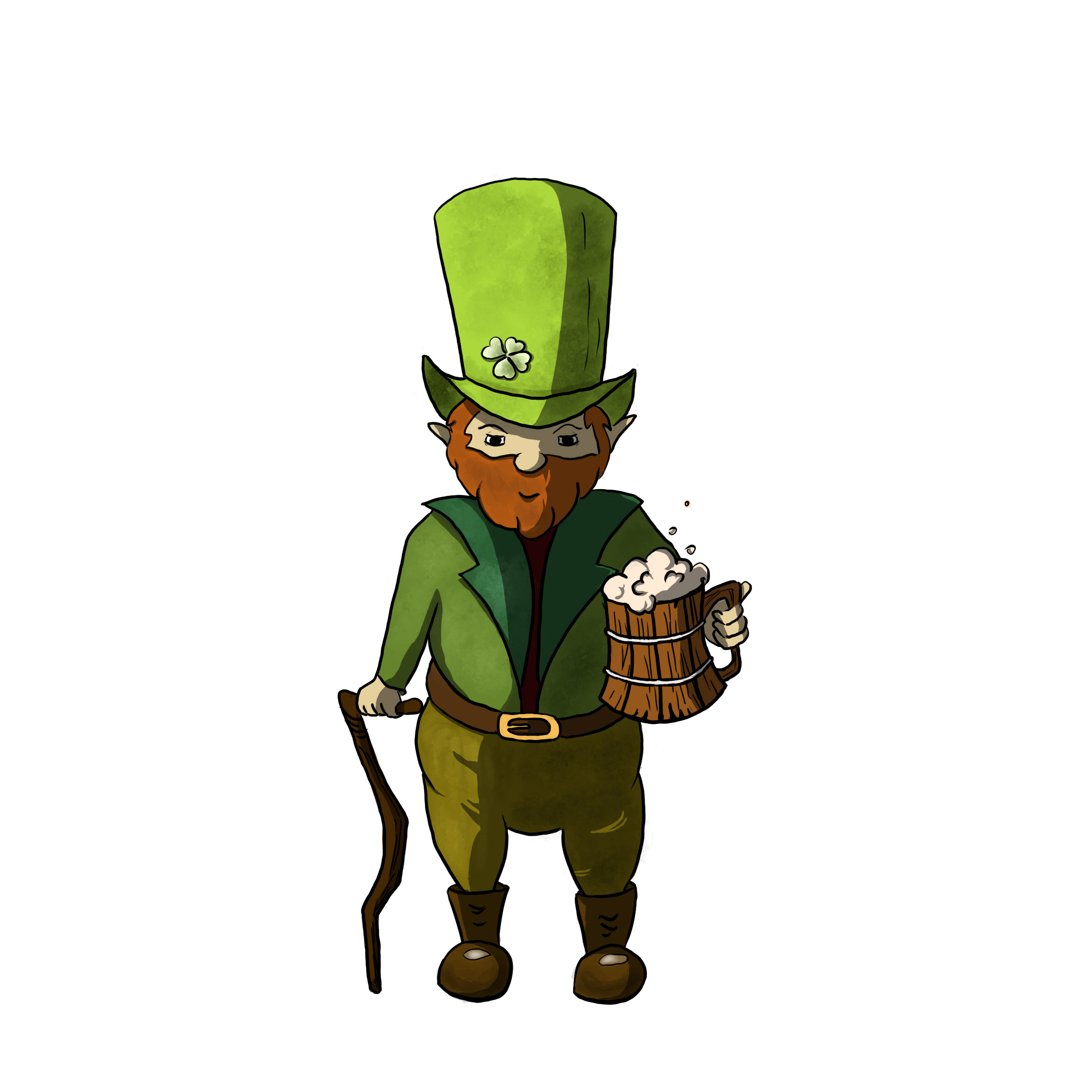 Leprechaun by Anna Koval Leprechaun in Digital Art Inspiration by Anna Koval