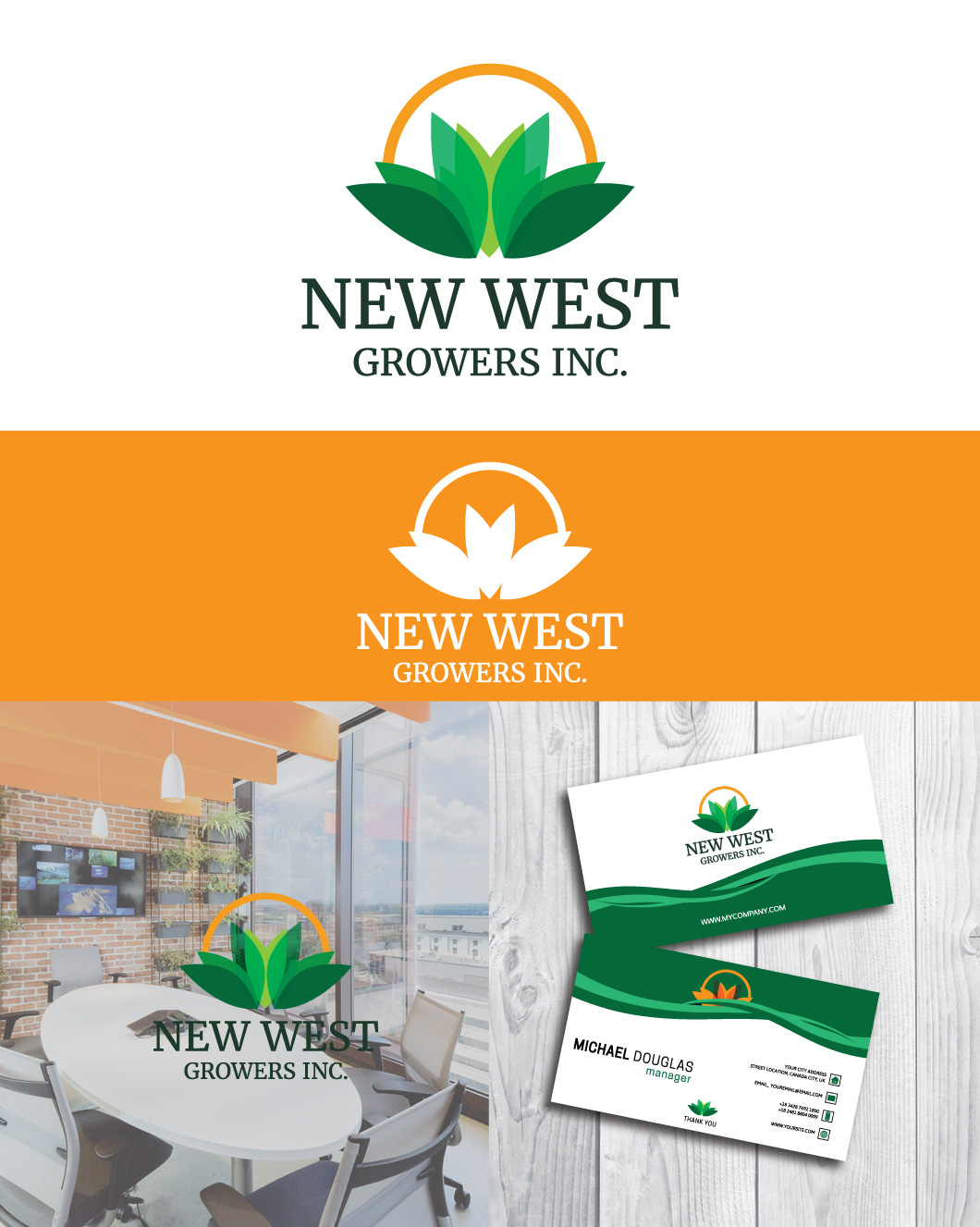 landscape logo by Michael D landscape logo in Logo And Business Card Design Inspiration by Michael D
