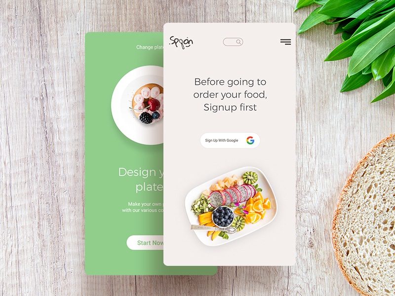 Mobile App design for Restaurant in Mobile Apps Design Inspiration by Design Studio